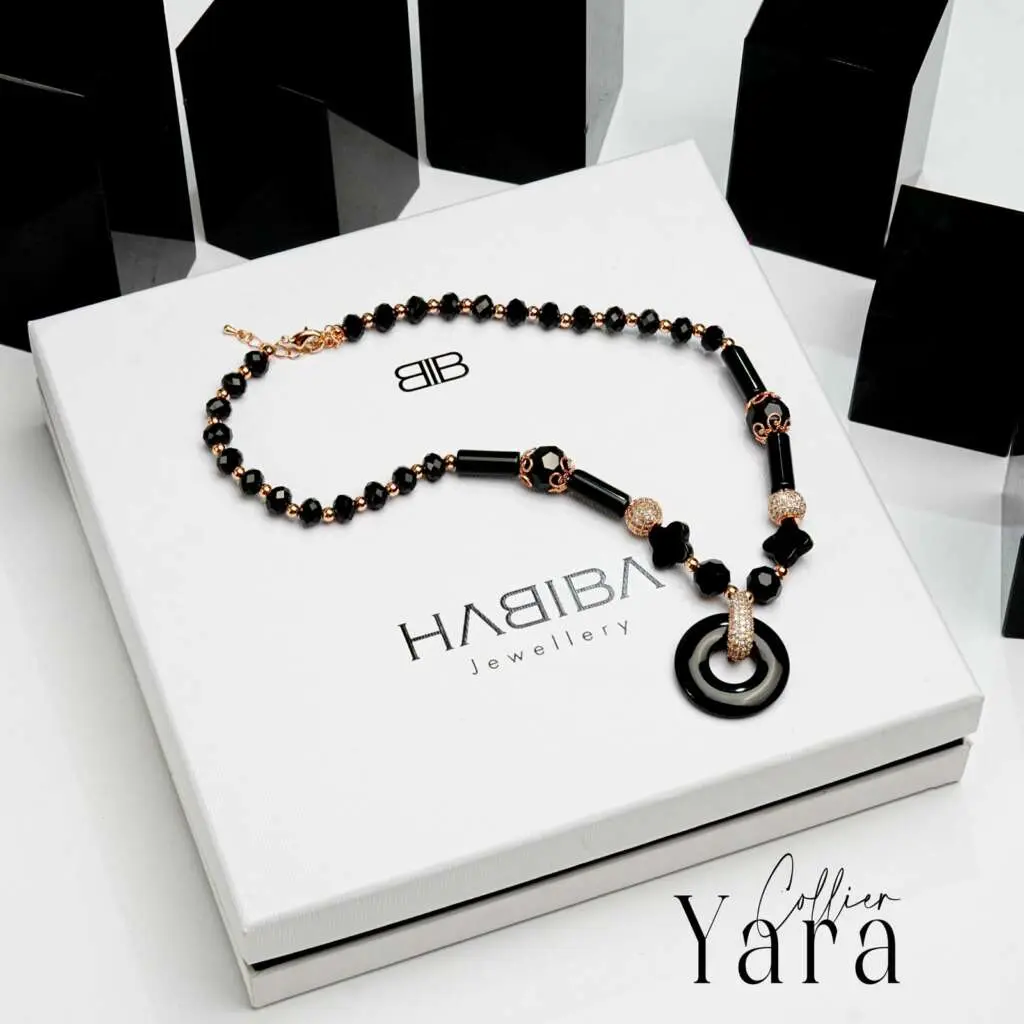 Collier YARA en onyx