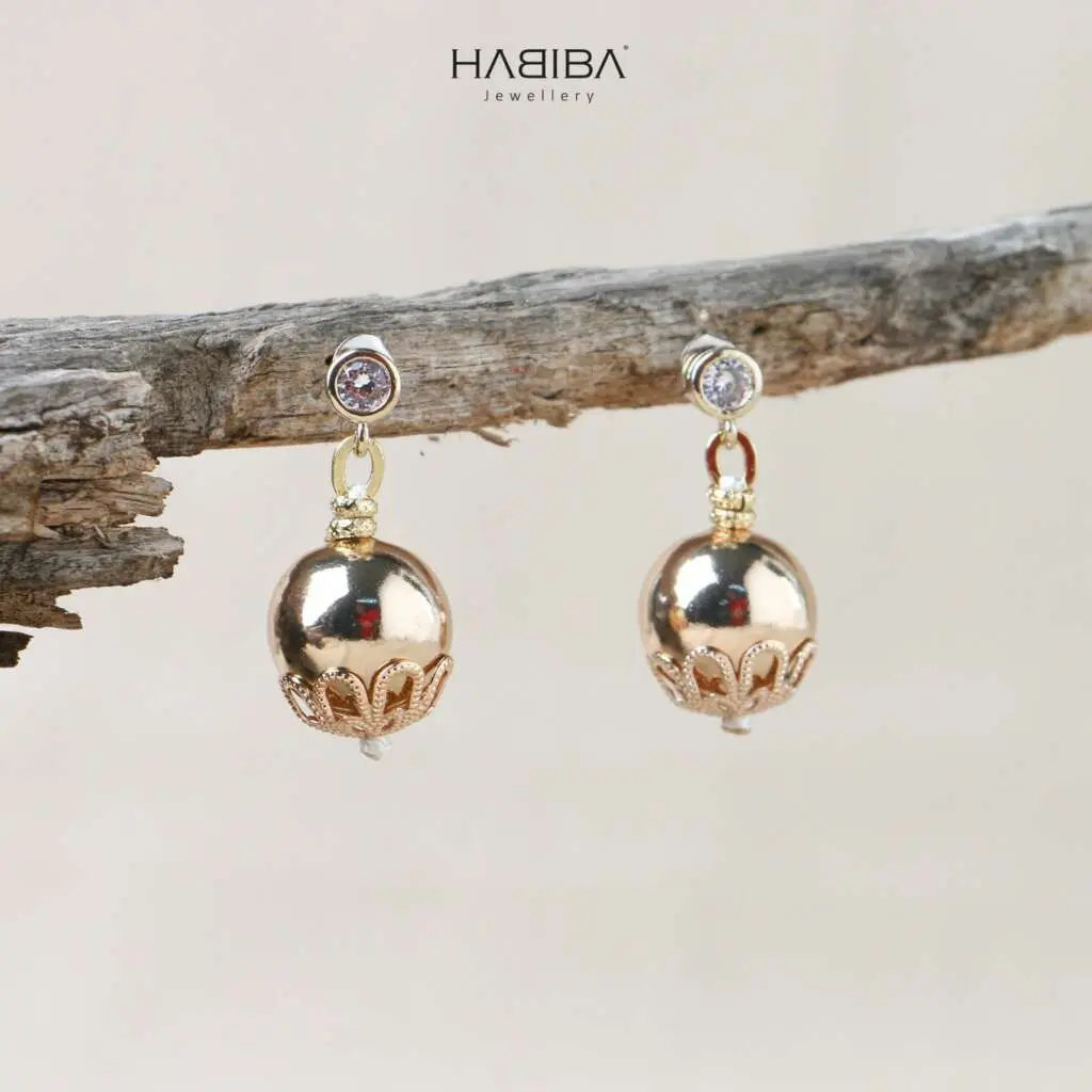 Boucles d’oreilles en métal Or