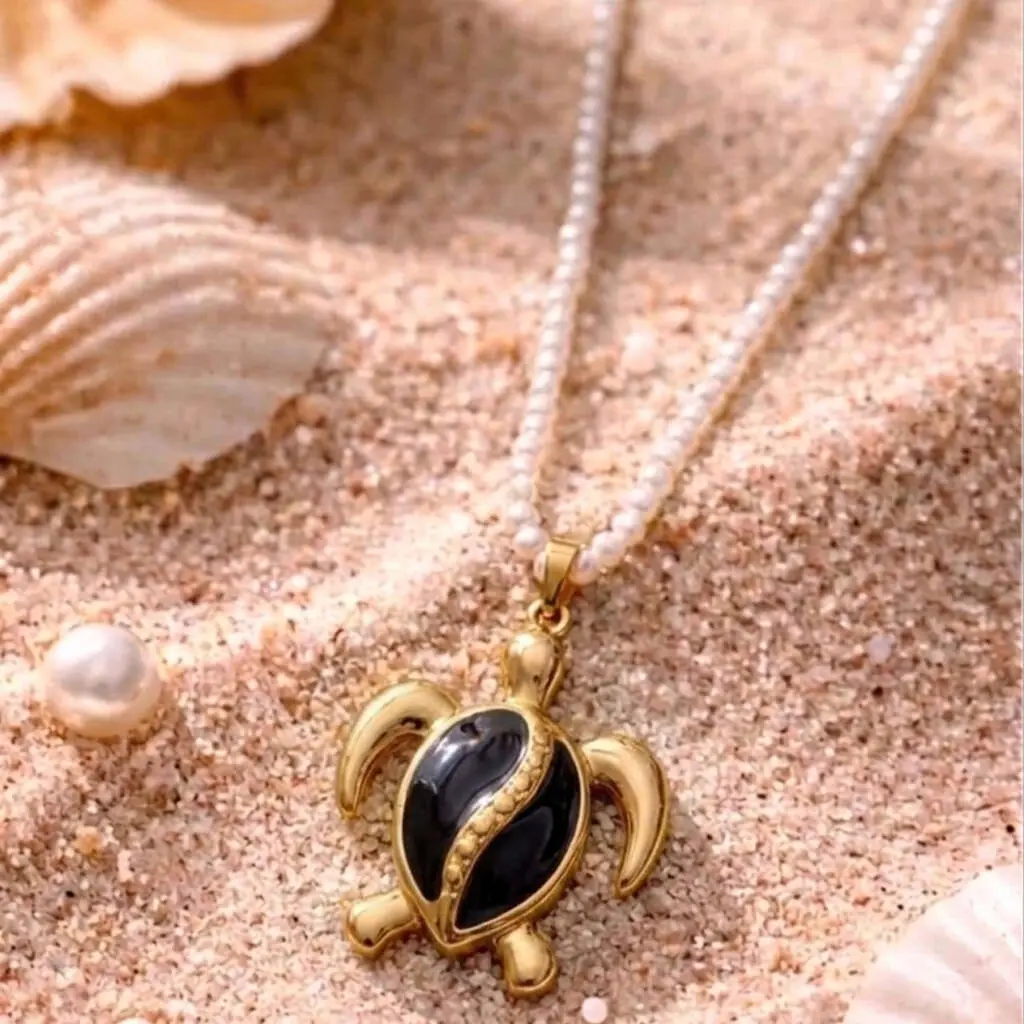 Collier en perles Tortue