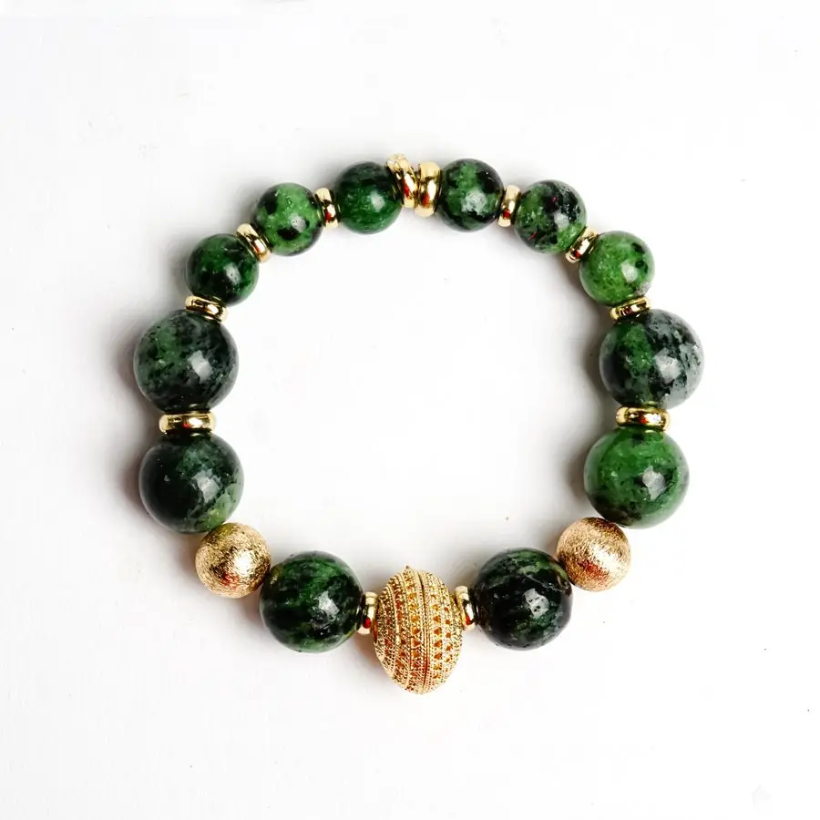 Bracelet en rubis zoisite