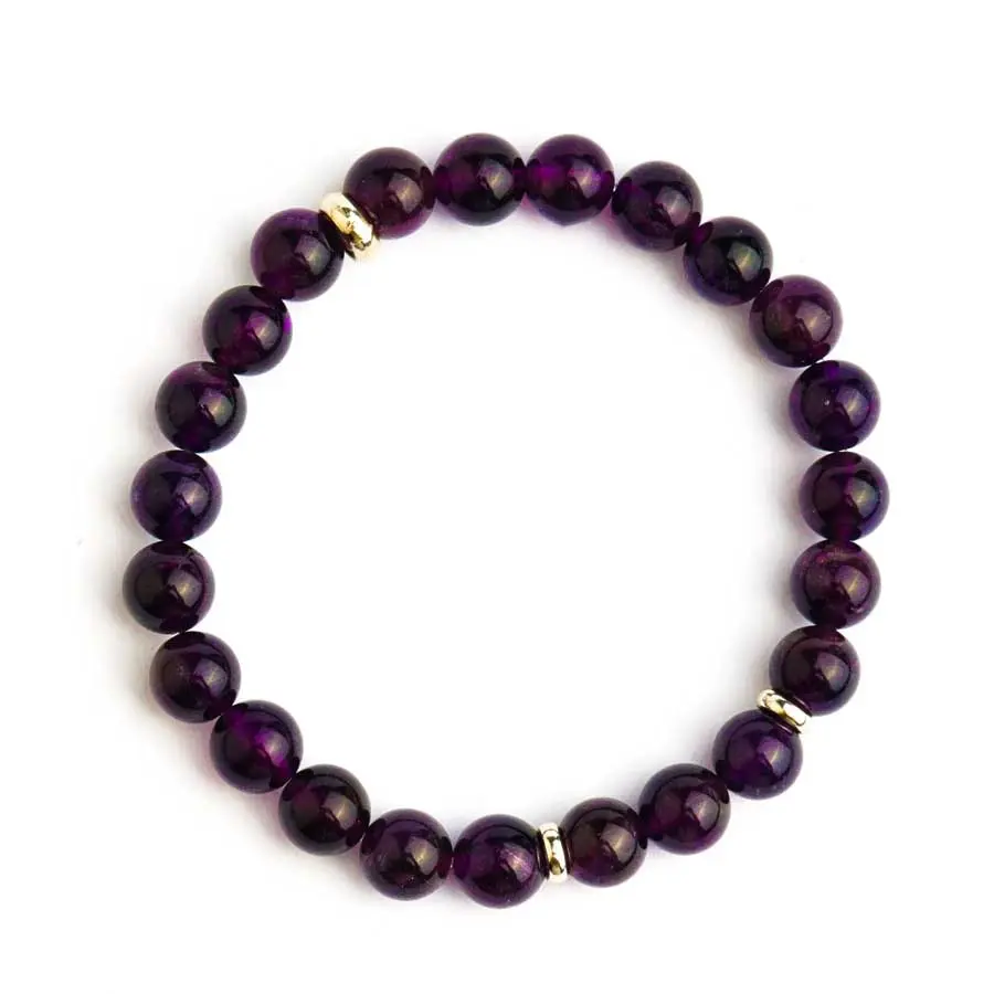 Bracelet en Améthyste foncé