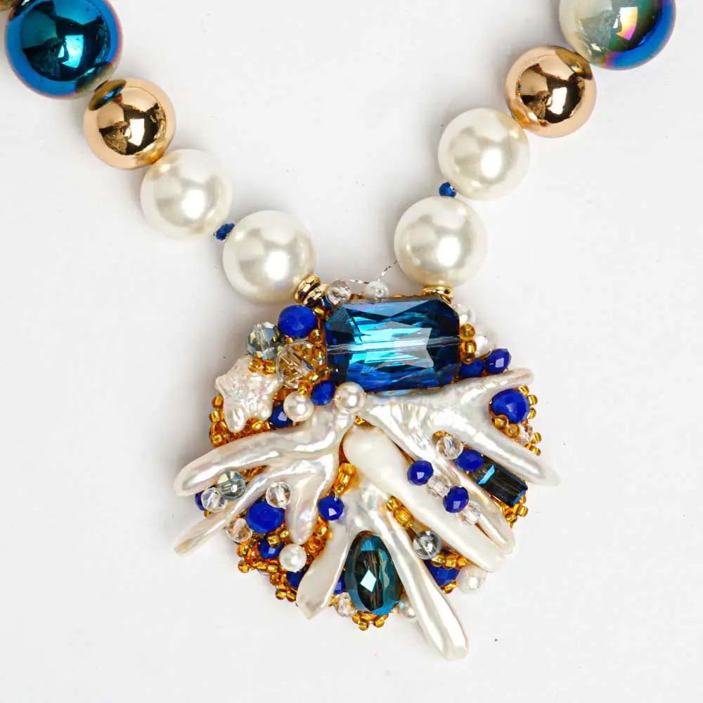 Collier PERLA Bleu