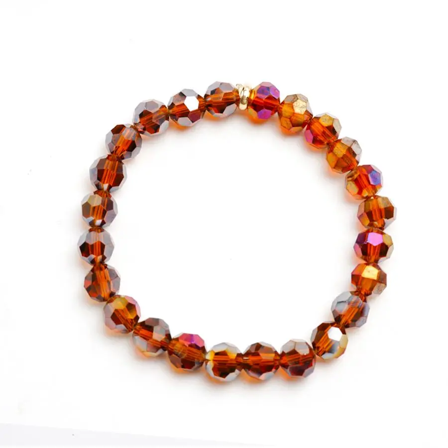 Bracelet en cristal marron