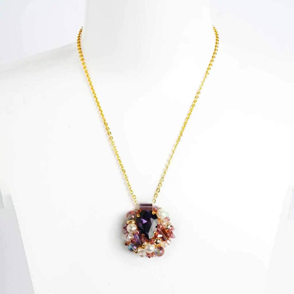 Mini Pendentif violet