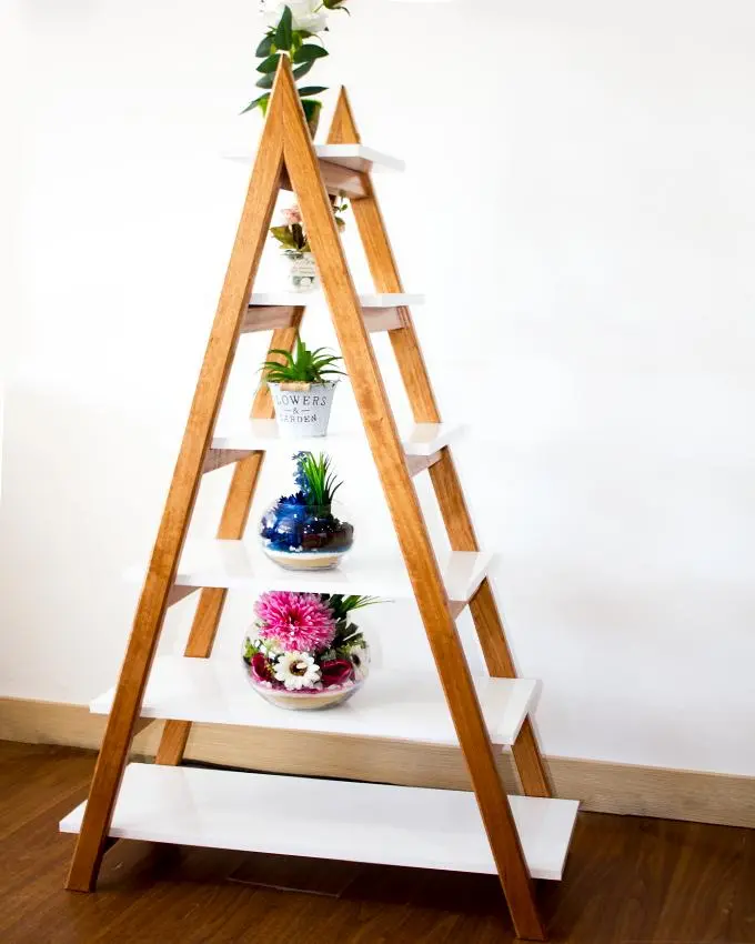 Ladder plant stand
