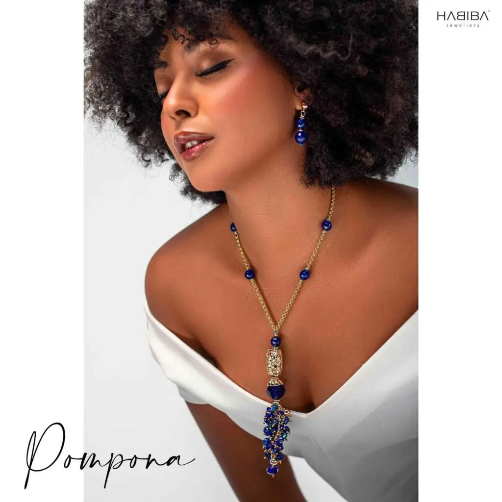 Sautoir POMPONA, CRISTAL