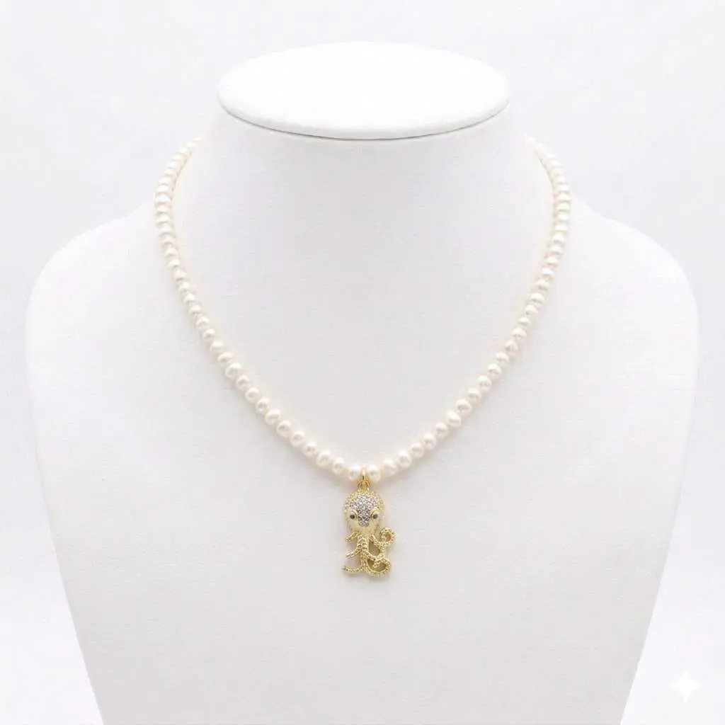 Collier en perles Octopus