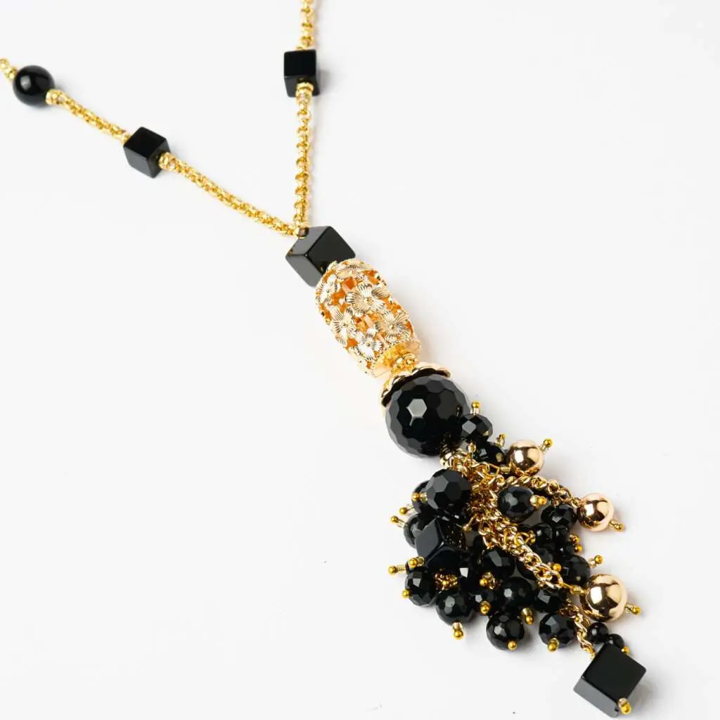Sautoir POMPONA, ONYX