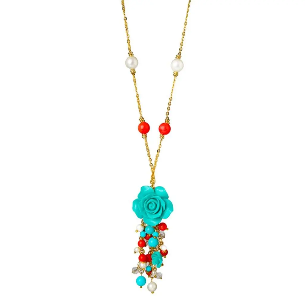 Collier FLORIA, TURQUOISE