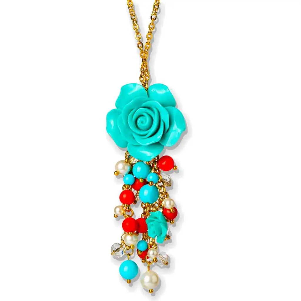 Collier FLORIA, TURQUOISE