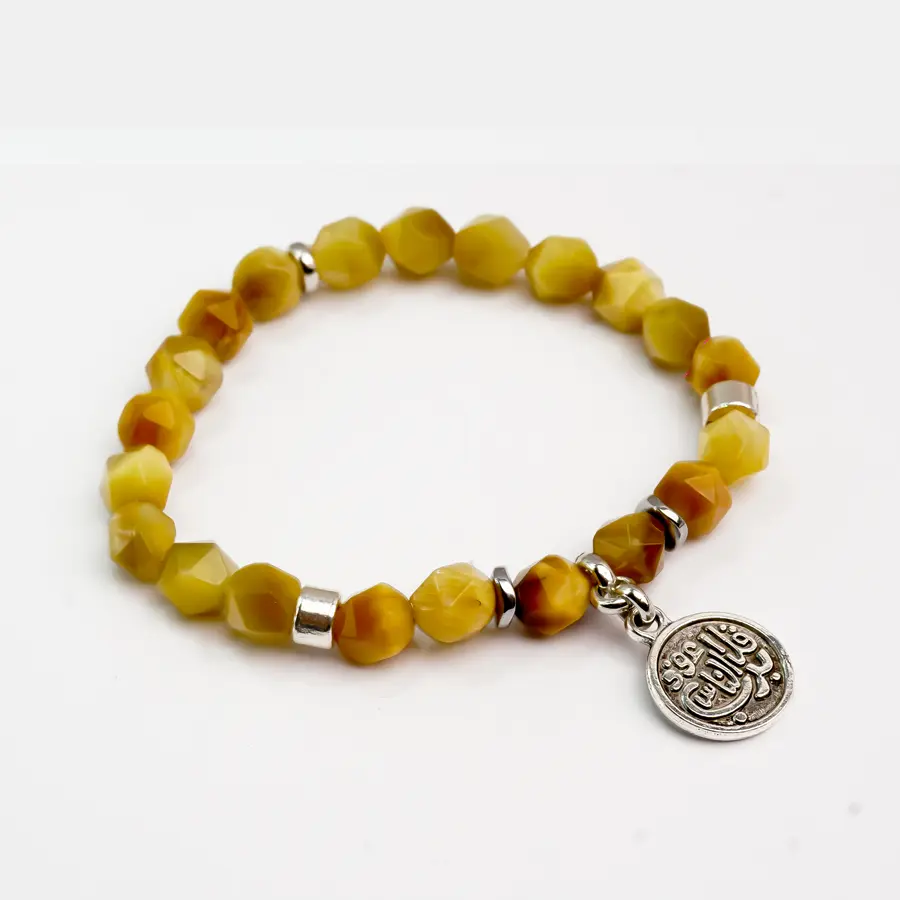Bracelet agate jaune