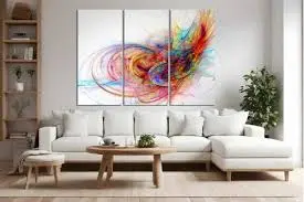 Tableau toile abstrait