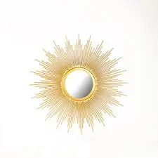 Miroir mural soleil