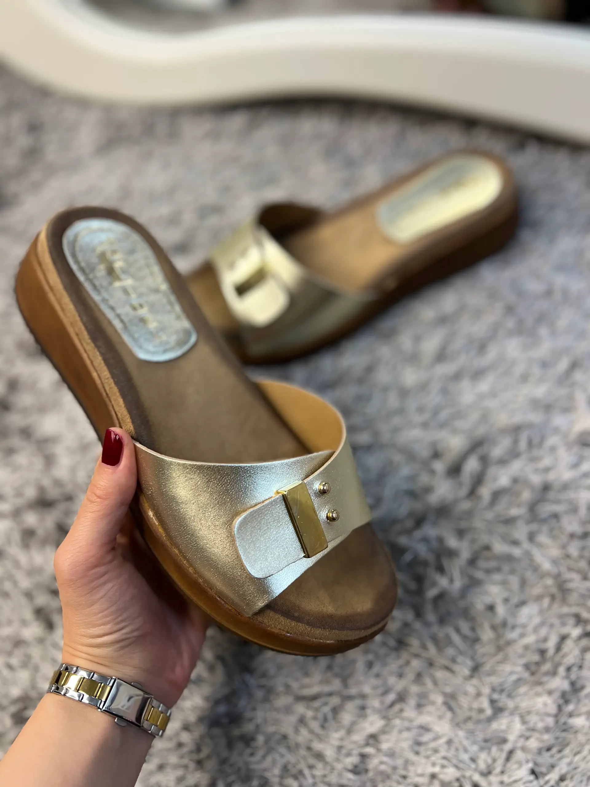 Sabot Cuir garniture Orthopédique  4