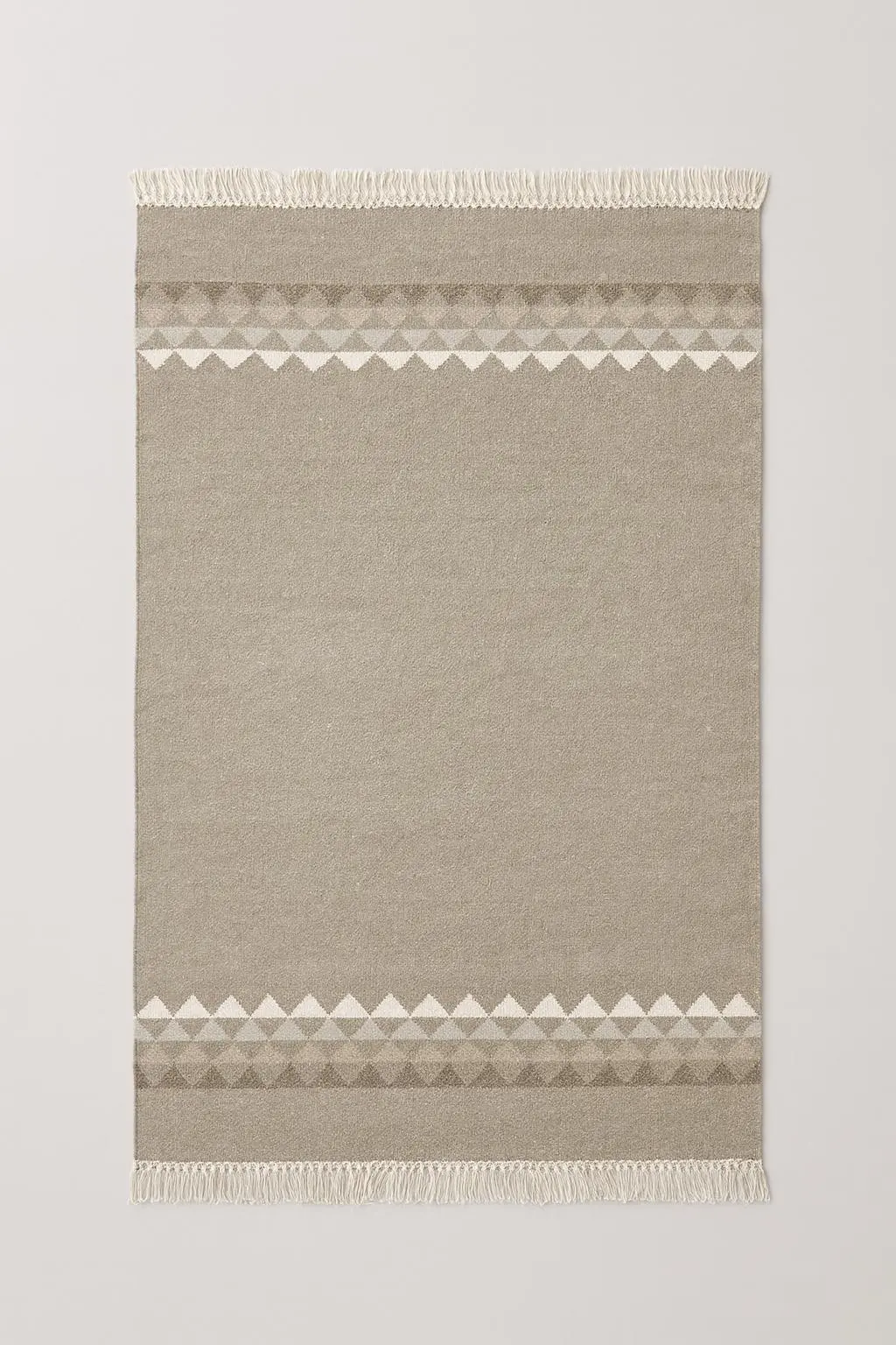 Tissage avec bande fanion 