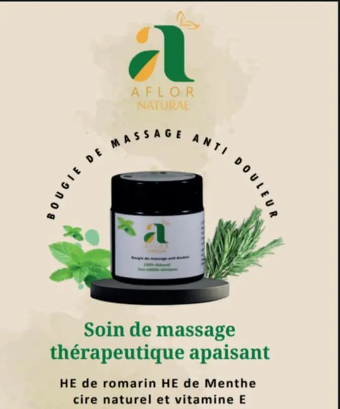 Bougie de massage anti douleur  2