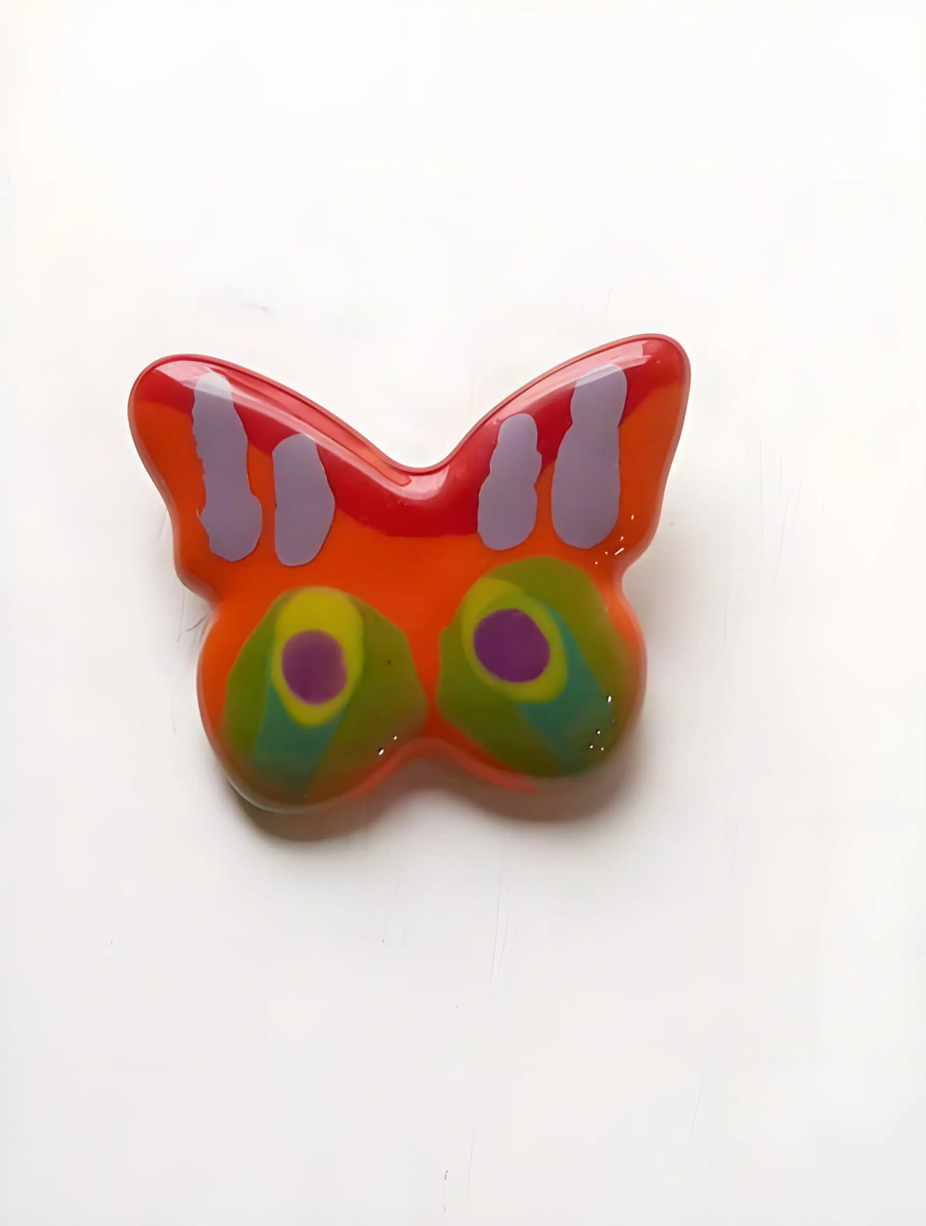 Ceramic Brooch - Butterfly Motif