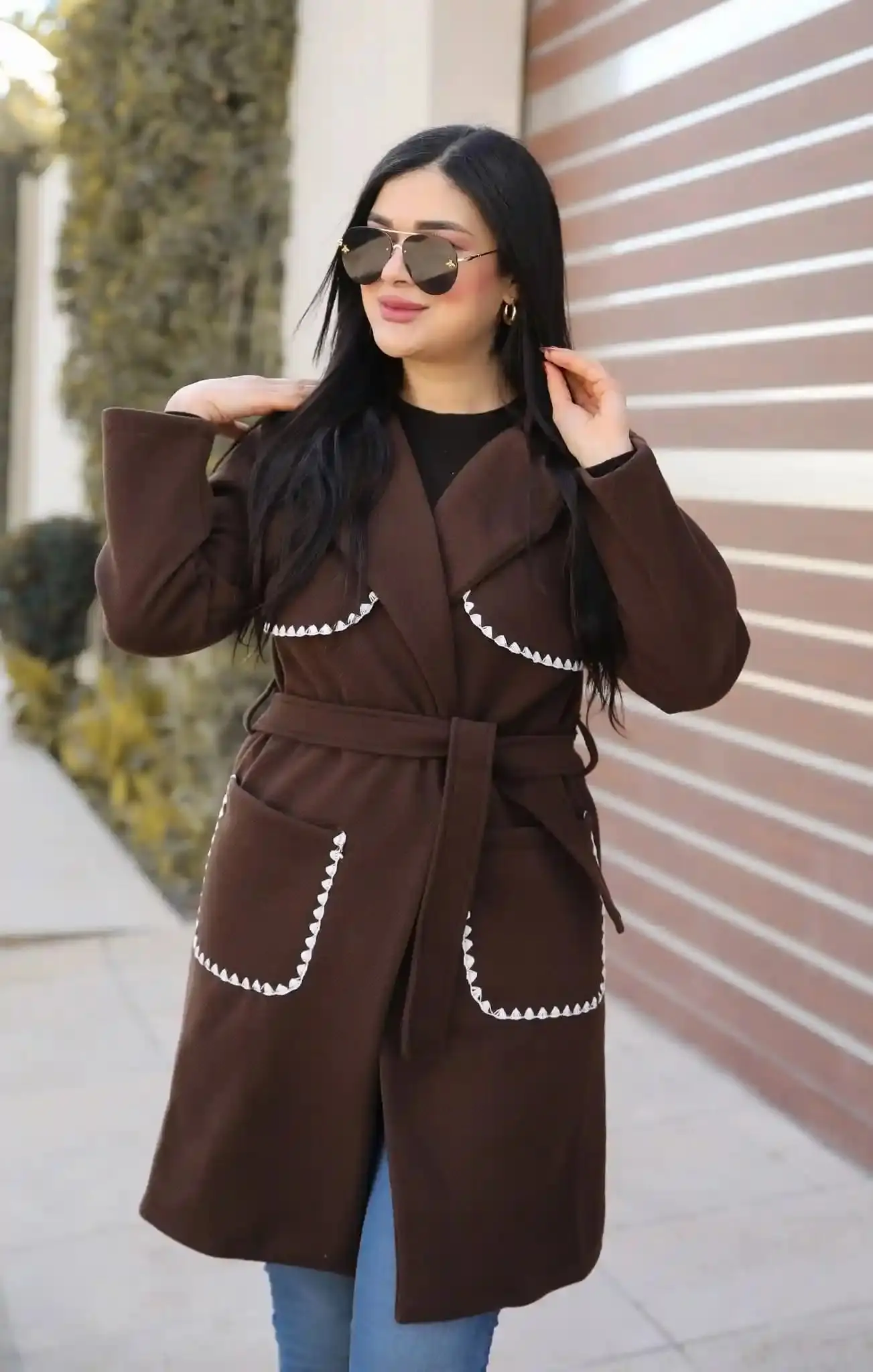 Manteau Cachemire Diagonale