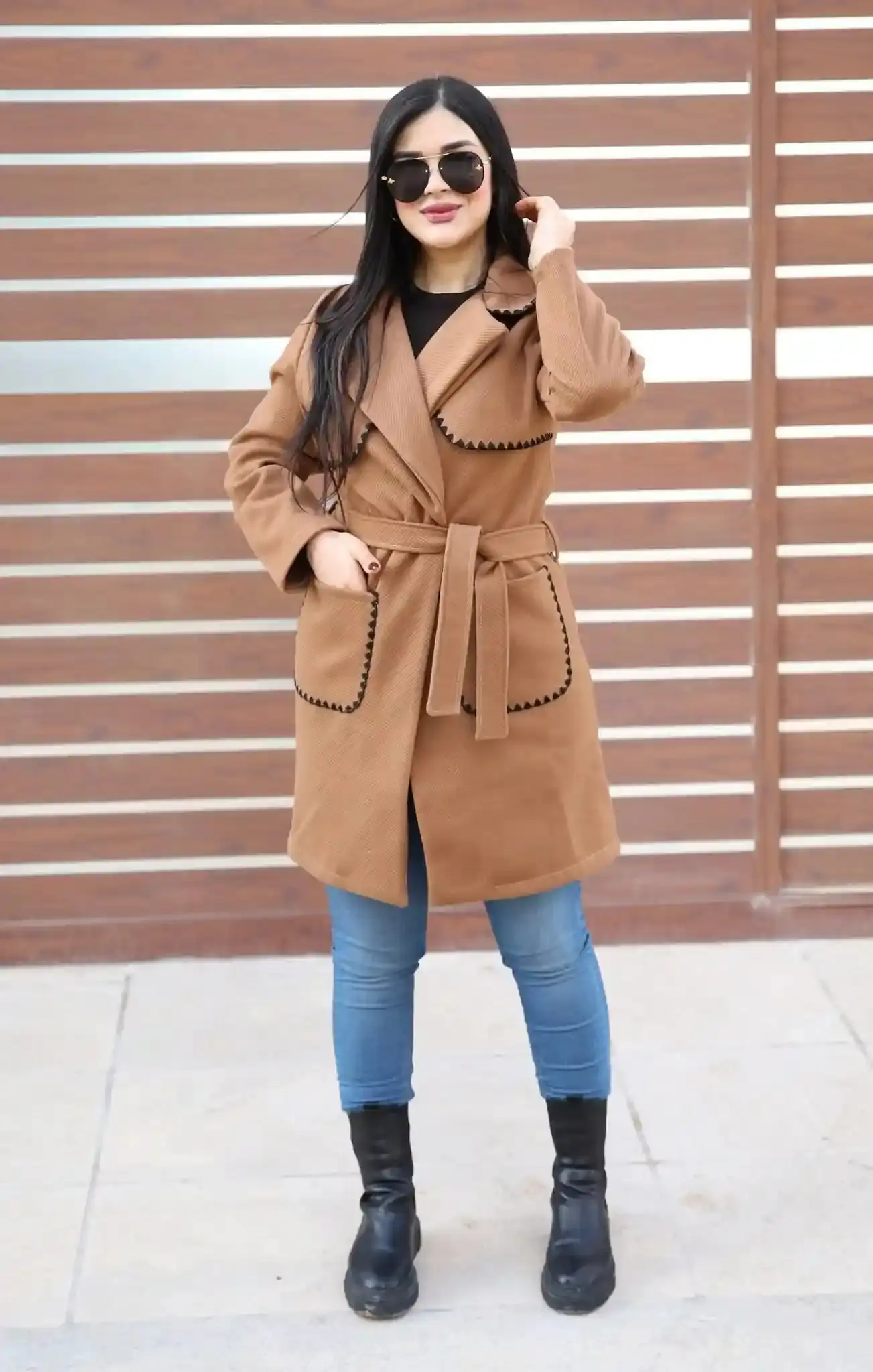 Manteau Cachemire Diagonale