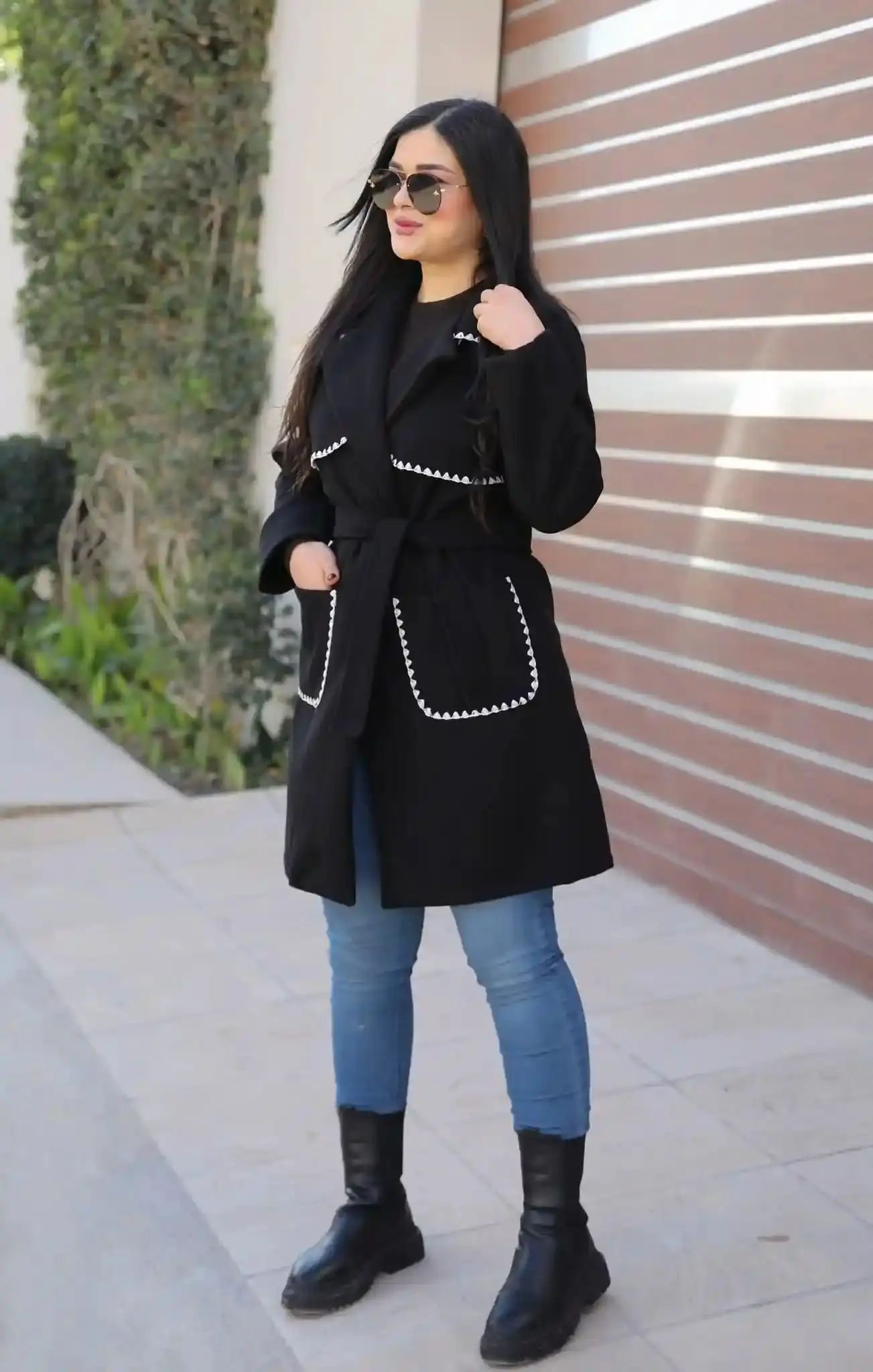 Manteau Cachemire Diagonale