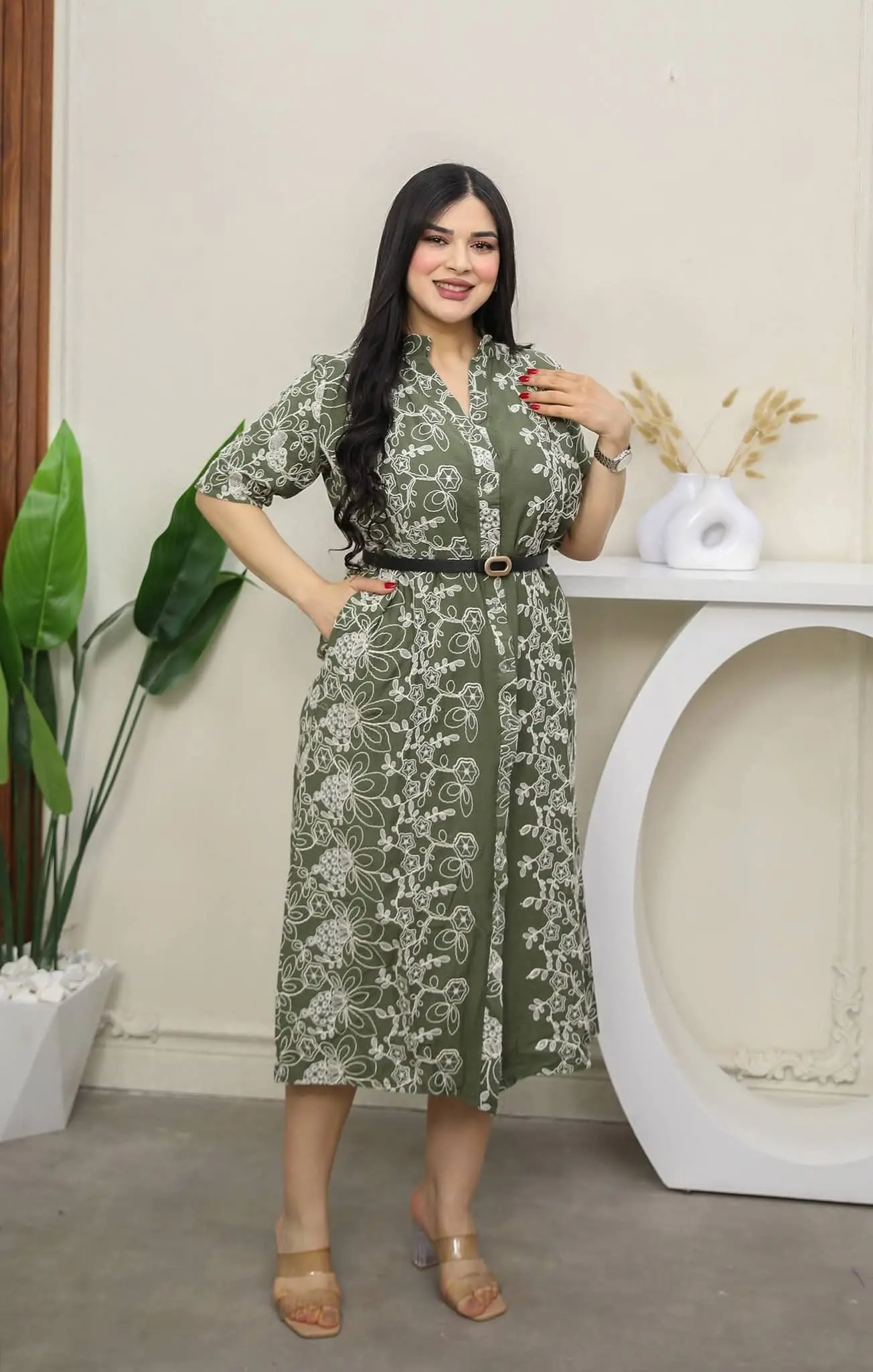 Robe Kamraya a ceinture