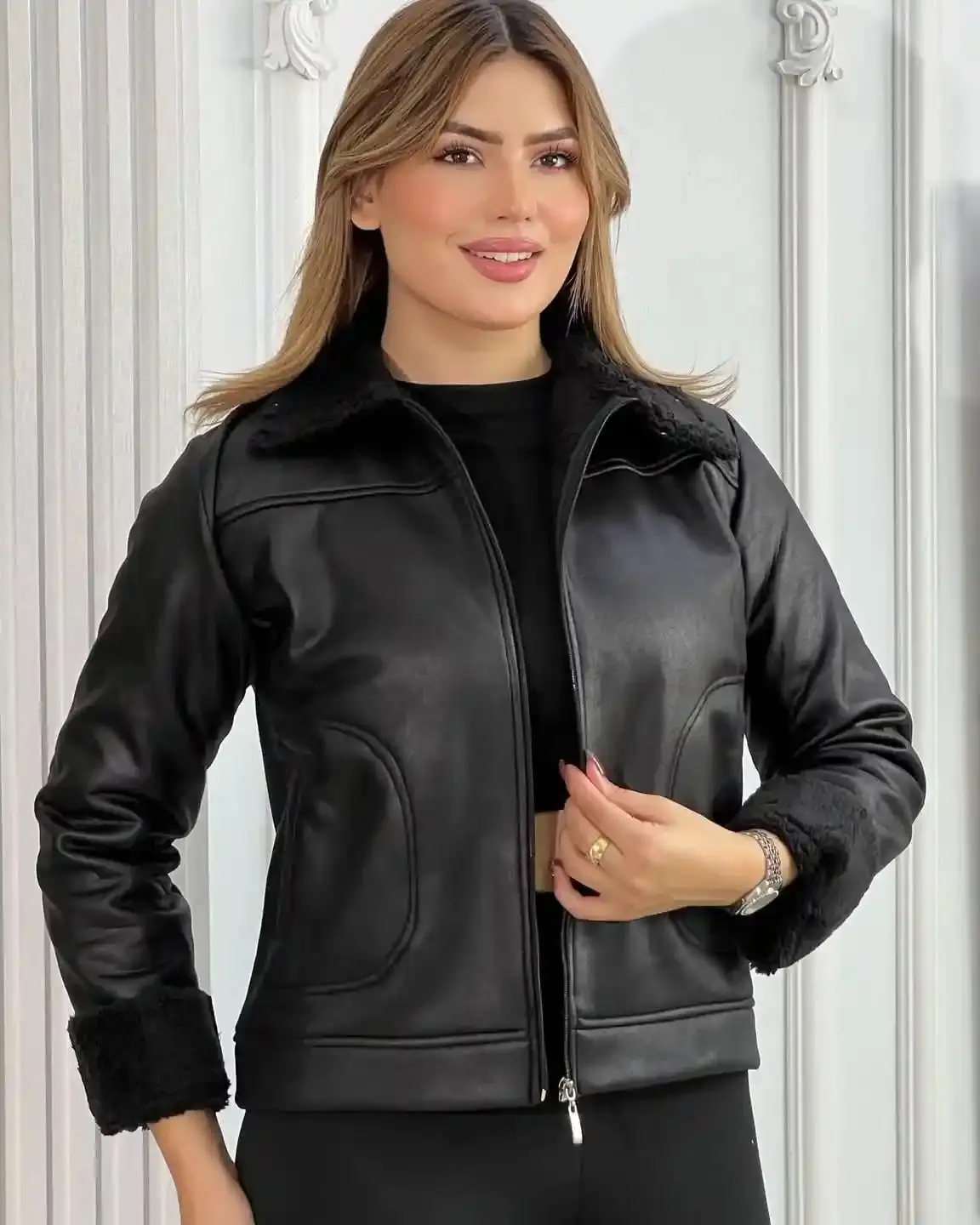 Veste doublée femme