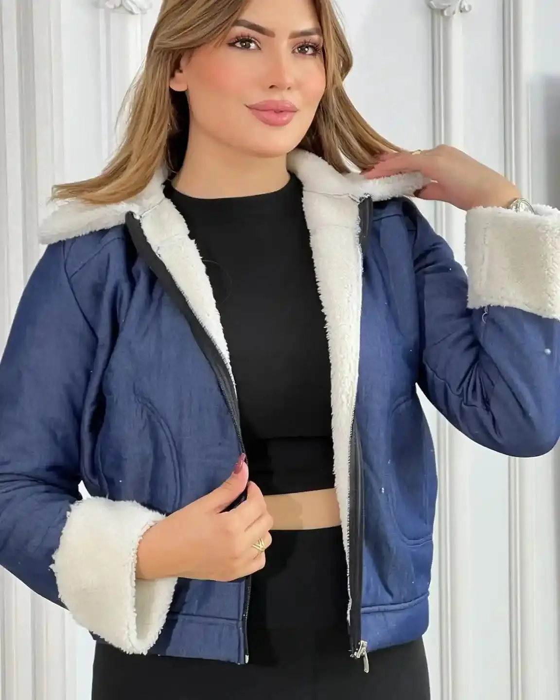 Veste doublée femme