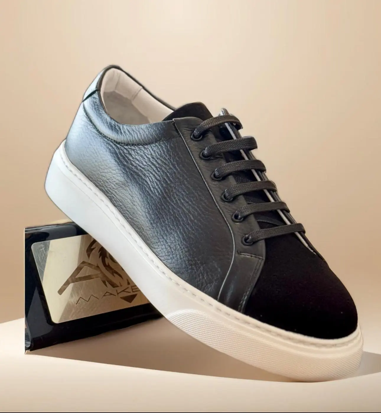 Baskets en cuir– 3215 NOIR FALL