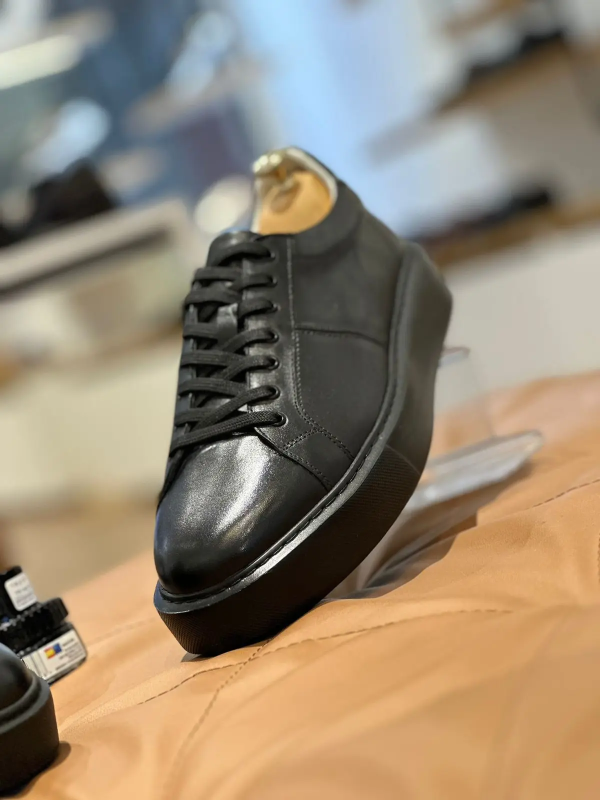 Baskets en cuir – 8911 NOIR
