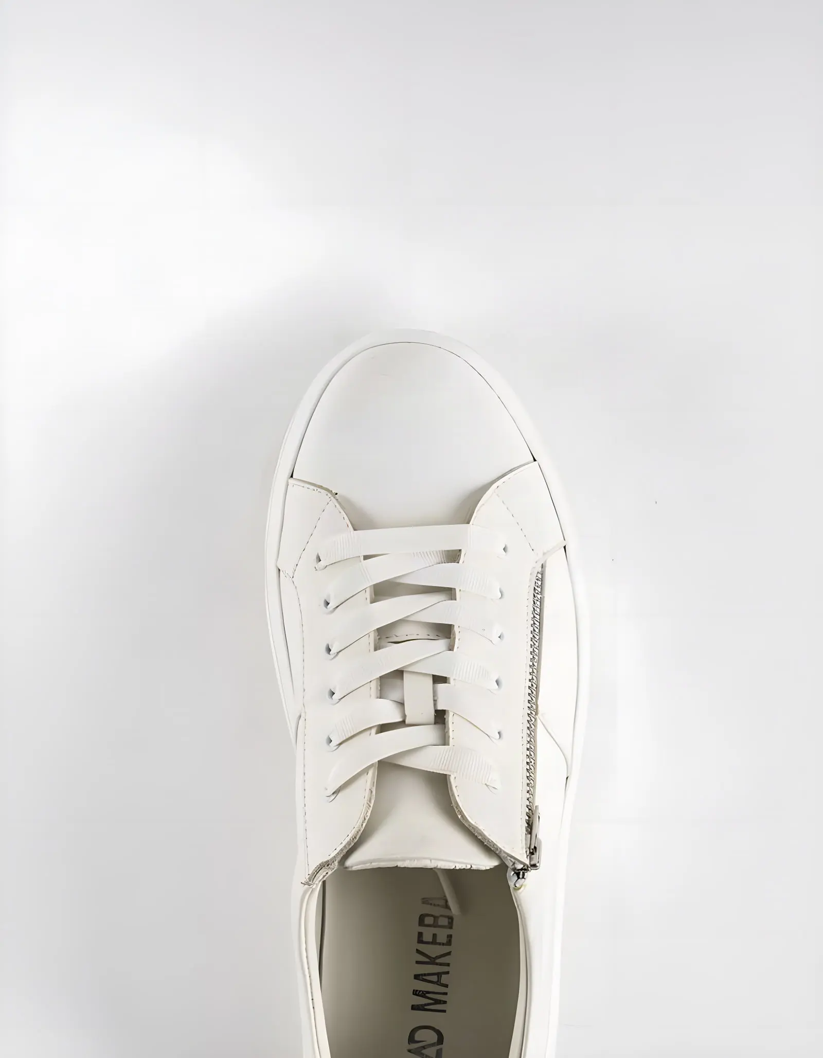 Baskets en cuir Cassio – CVR06 Blanc