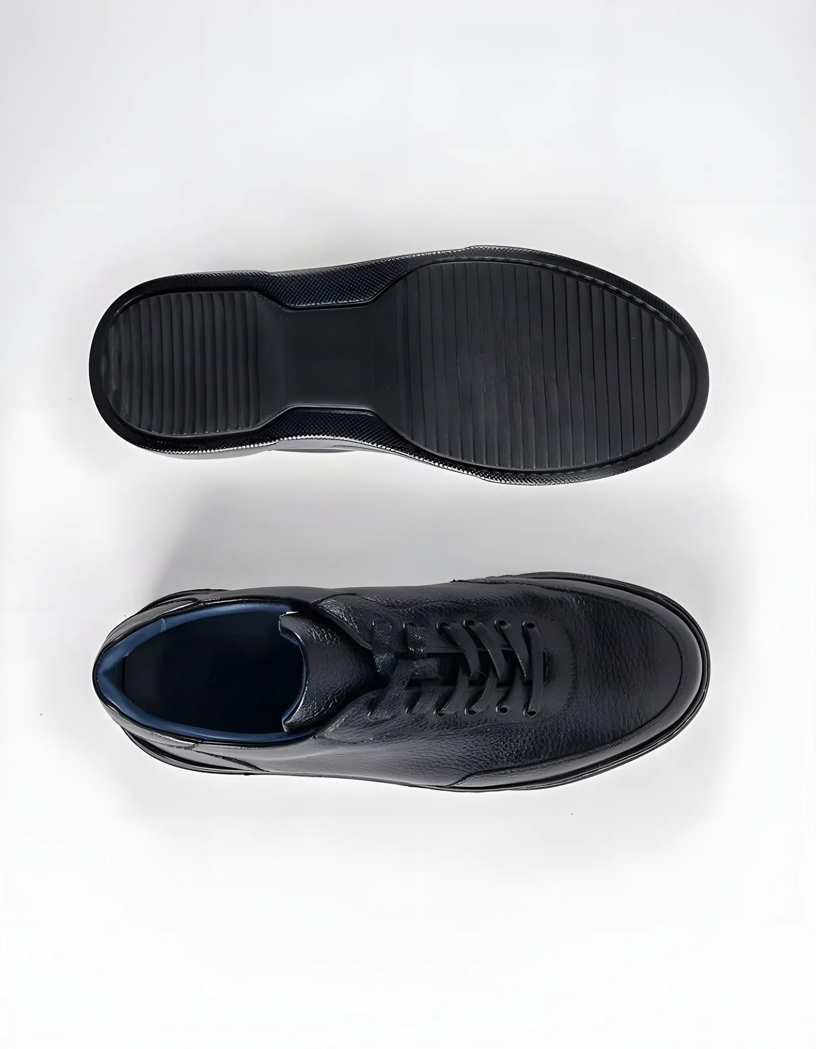 Baskets en cuir Enzo – E11 Noir