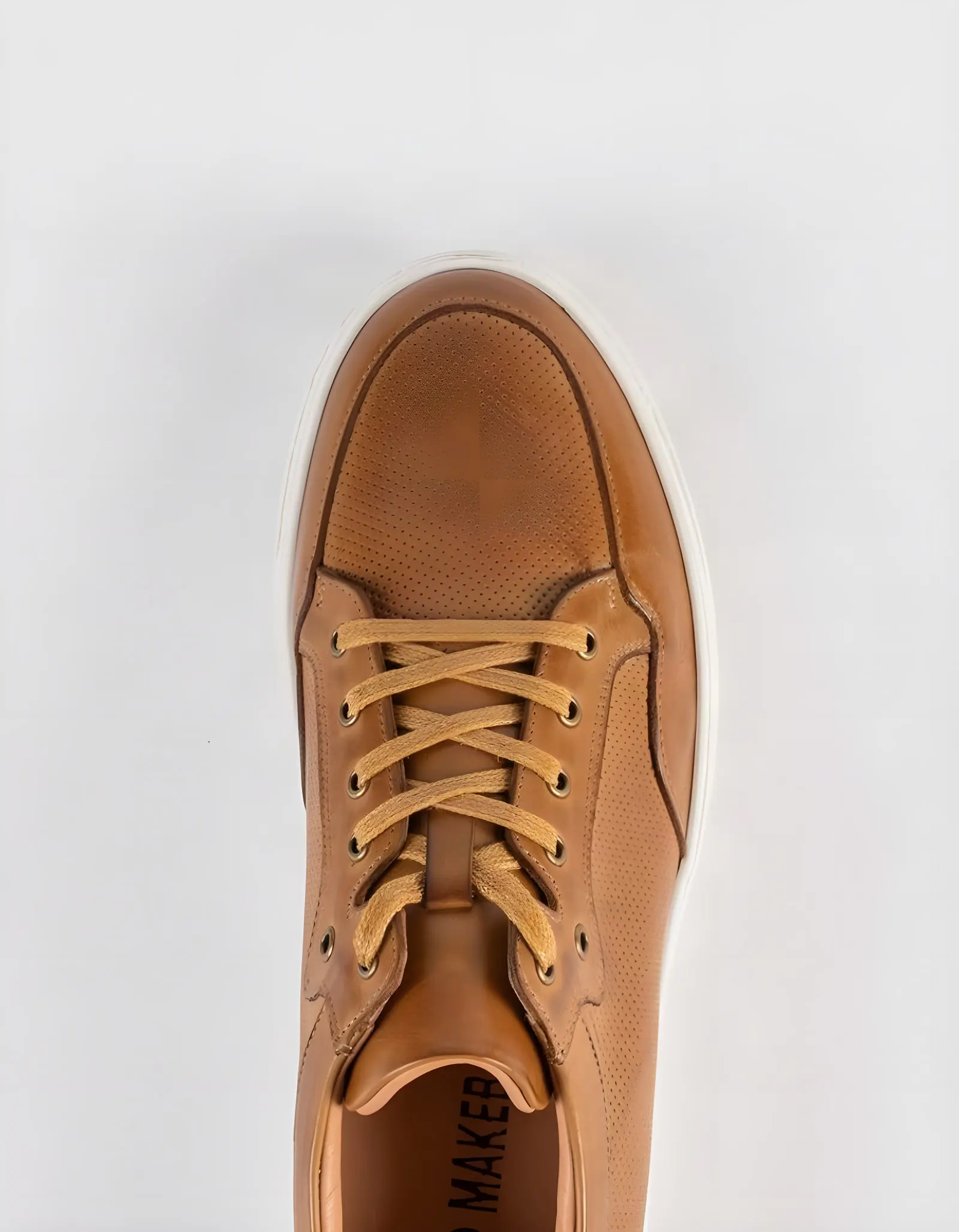 Baskets en cuir Leo – CU02 Camel