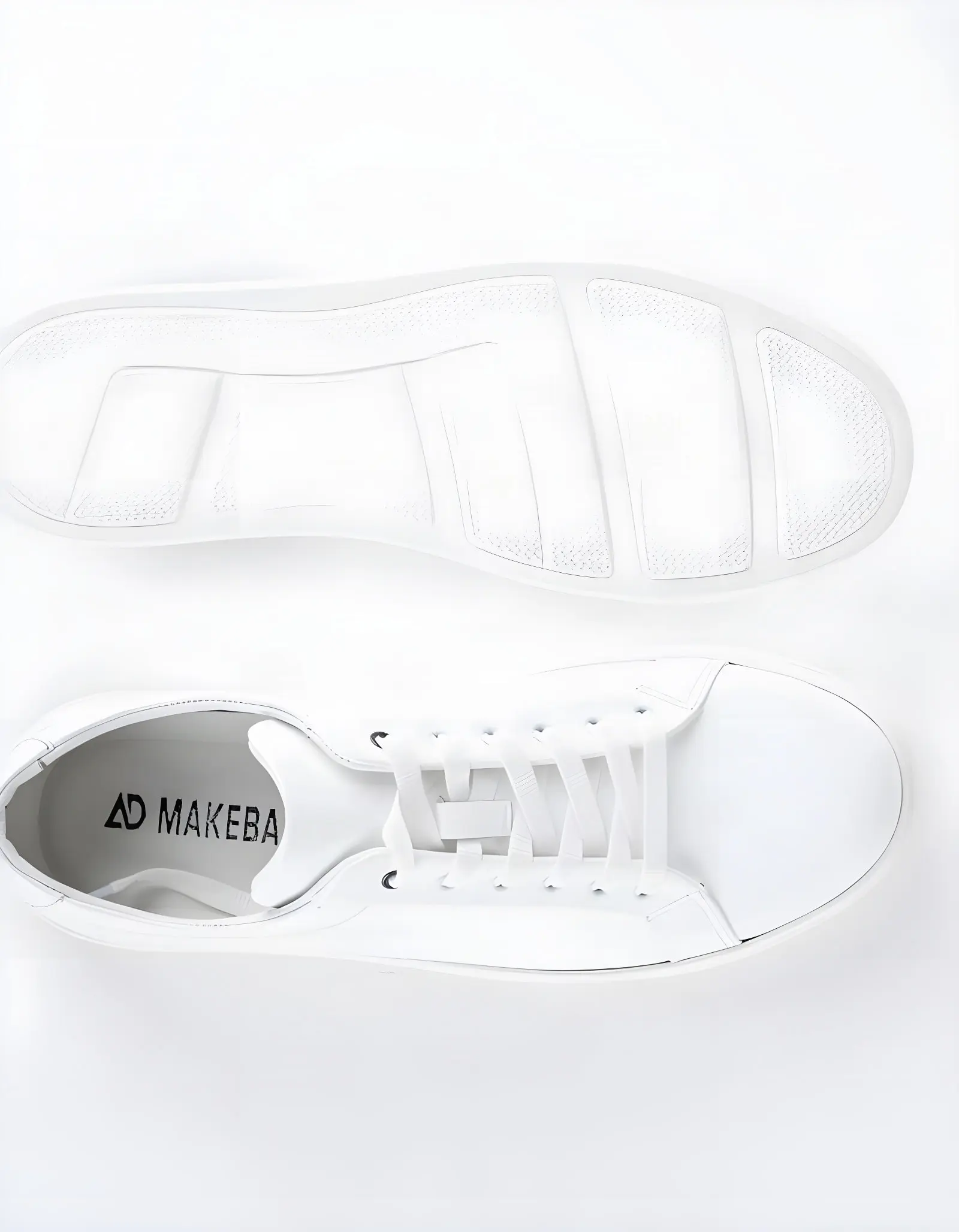 Baskets en cuir Leo – CU05 Blanc