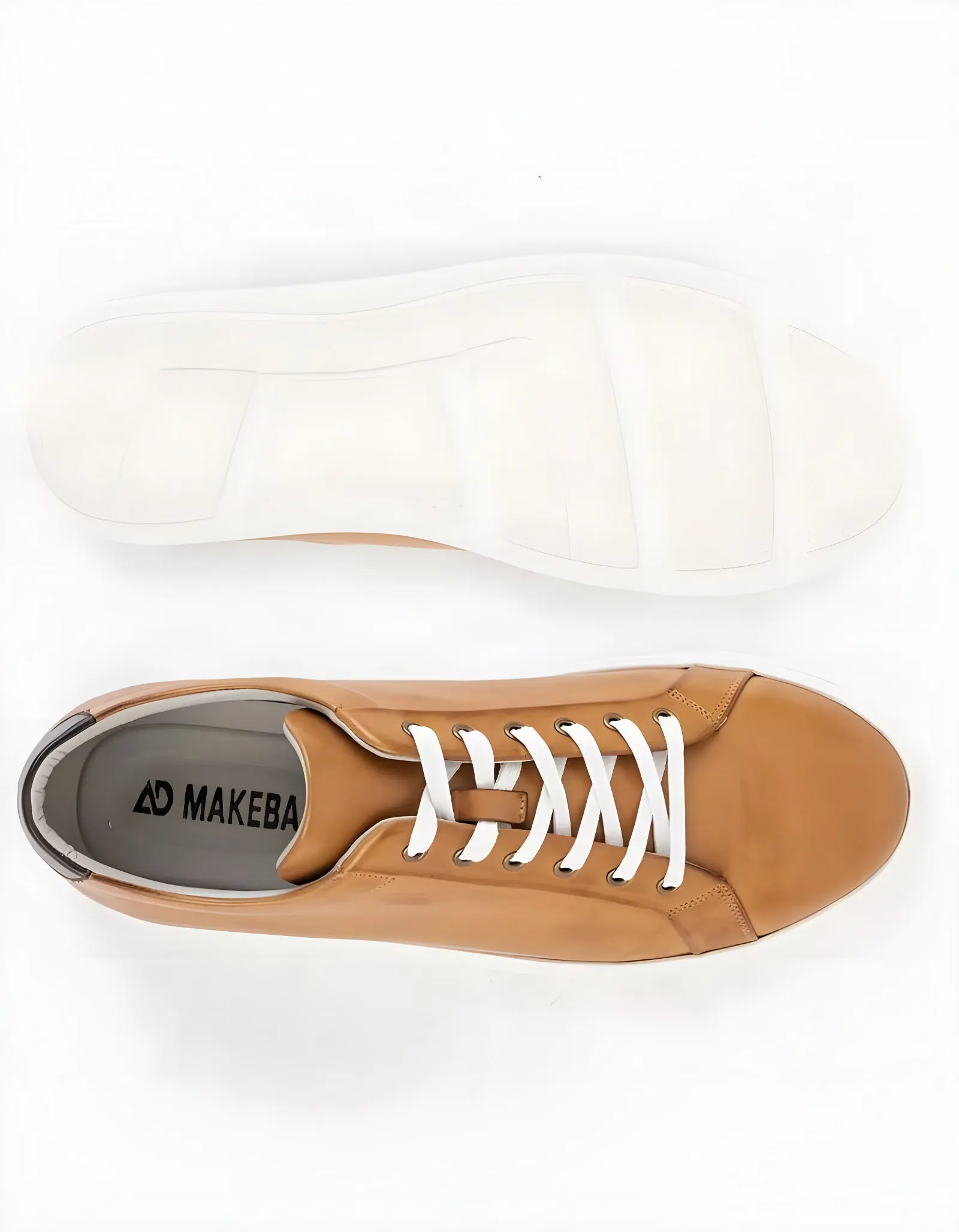 Baskets en cuir Leo – CU05 Camel