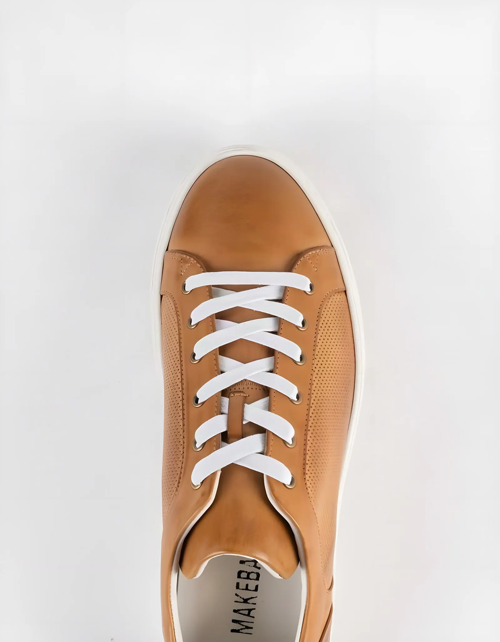 Baskets en cuir Leo – CU09 Camel