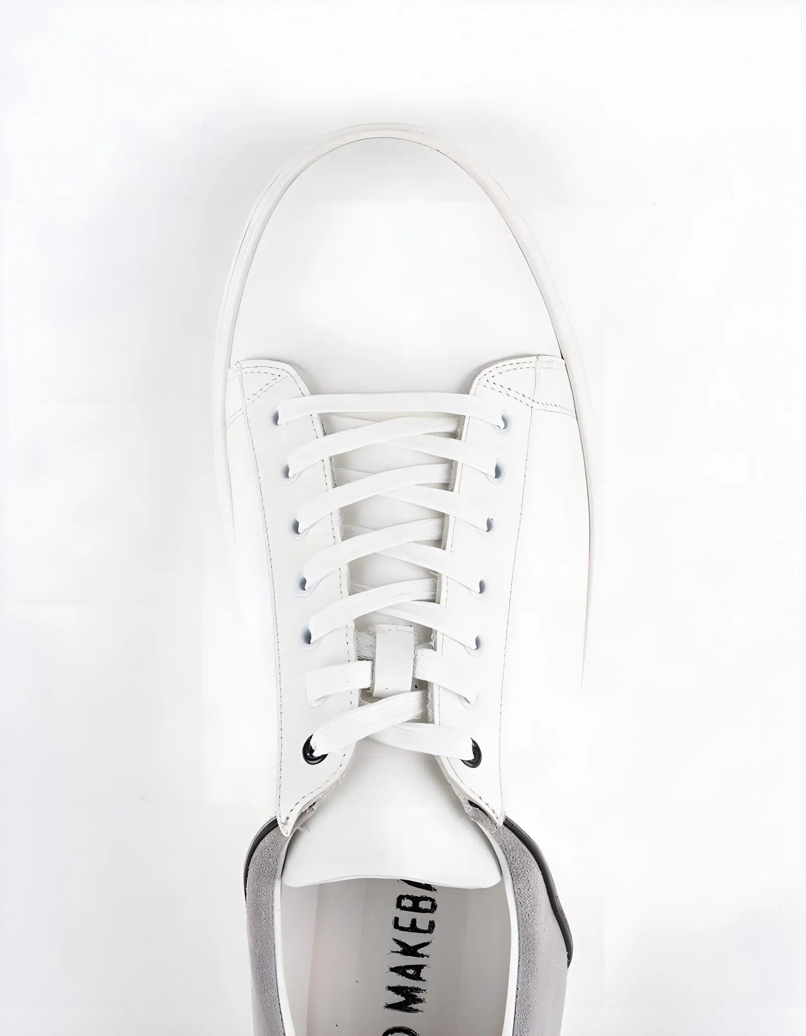 Baskets en cuir Leo – CU21 Blanc
