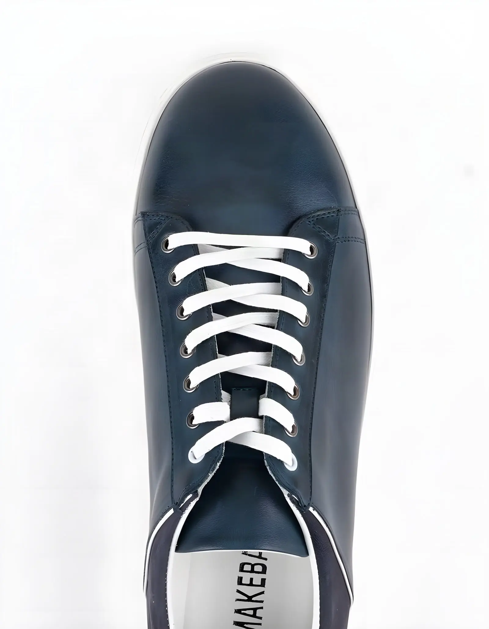 Baskets en cuir Leo – CU21 Bleu