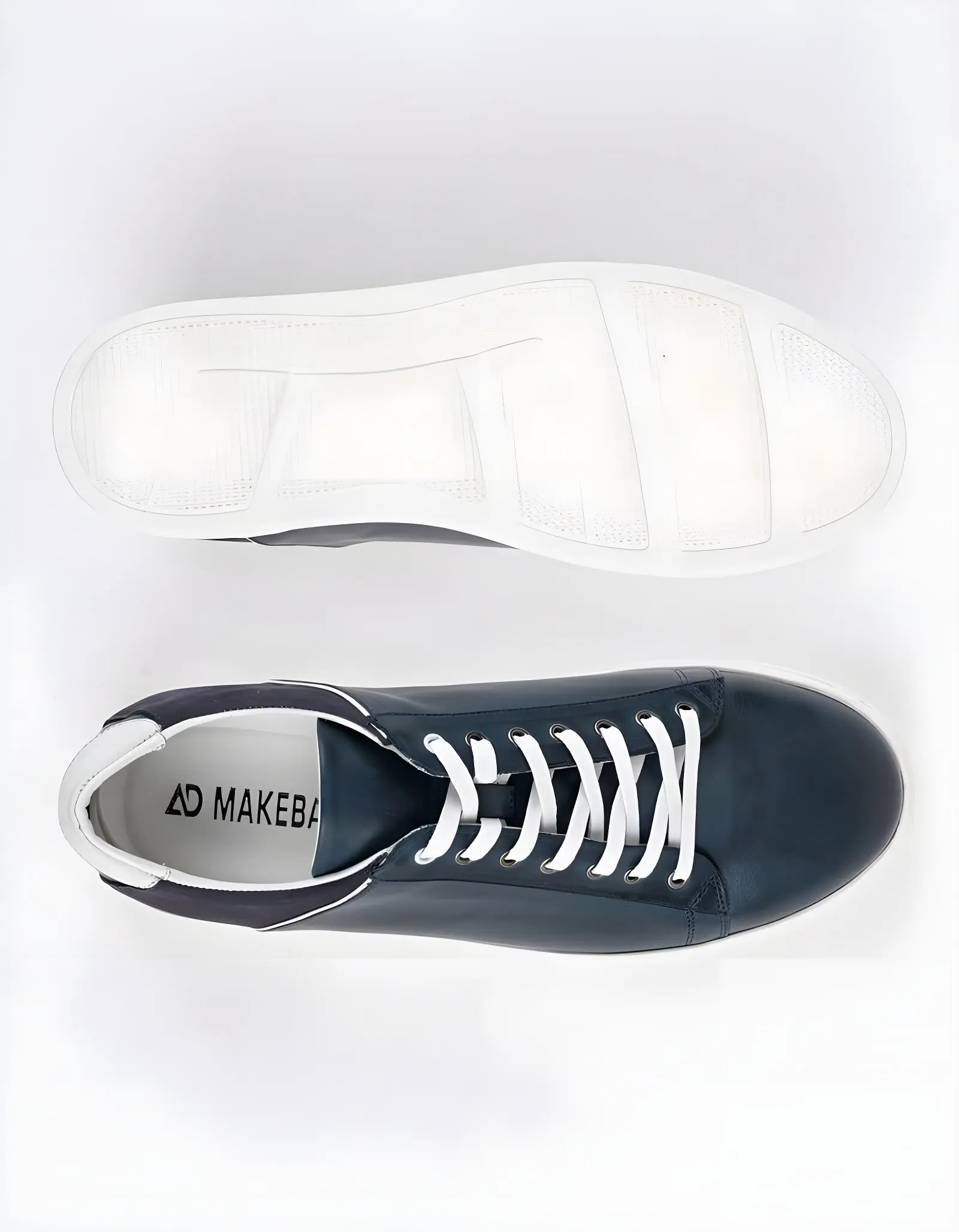 Baskets en cuir Leo – CU21 Bleu