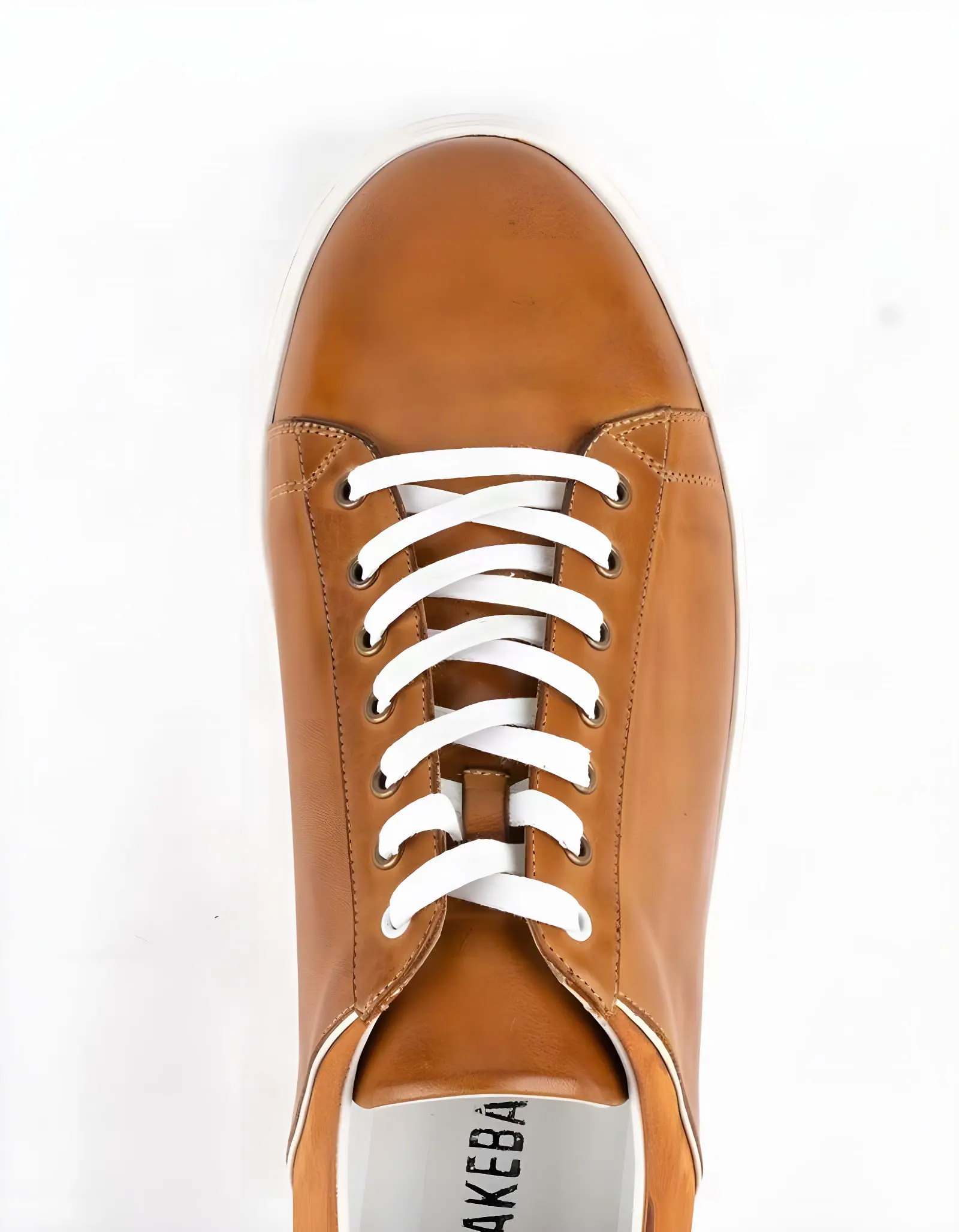 Baskets en cuir Leo – CU21 Camel