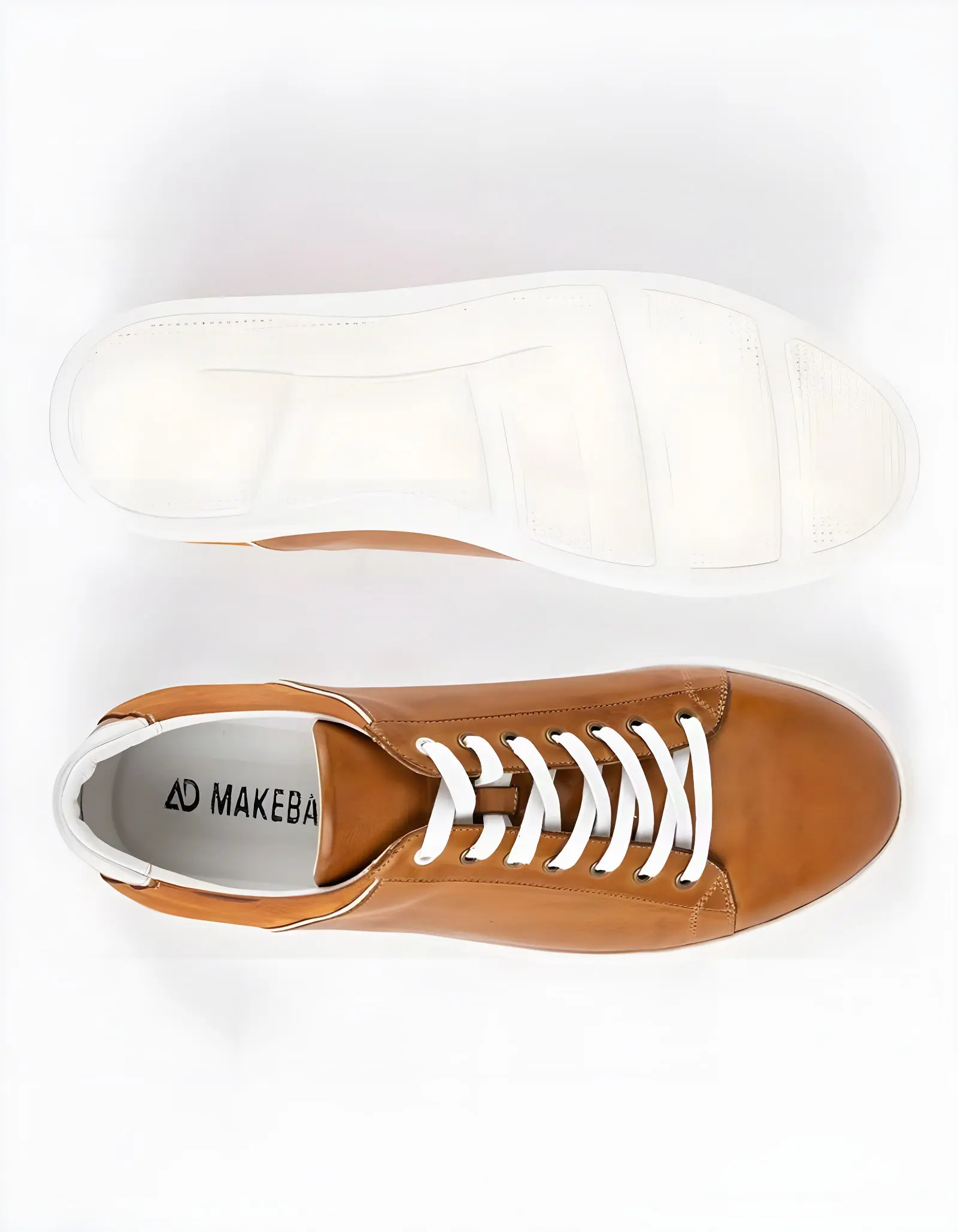 Baskets en cuir Leo – CU21 Camel