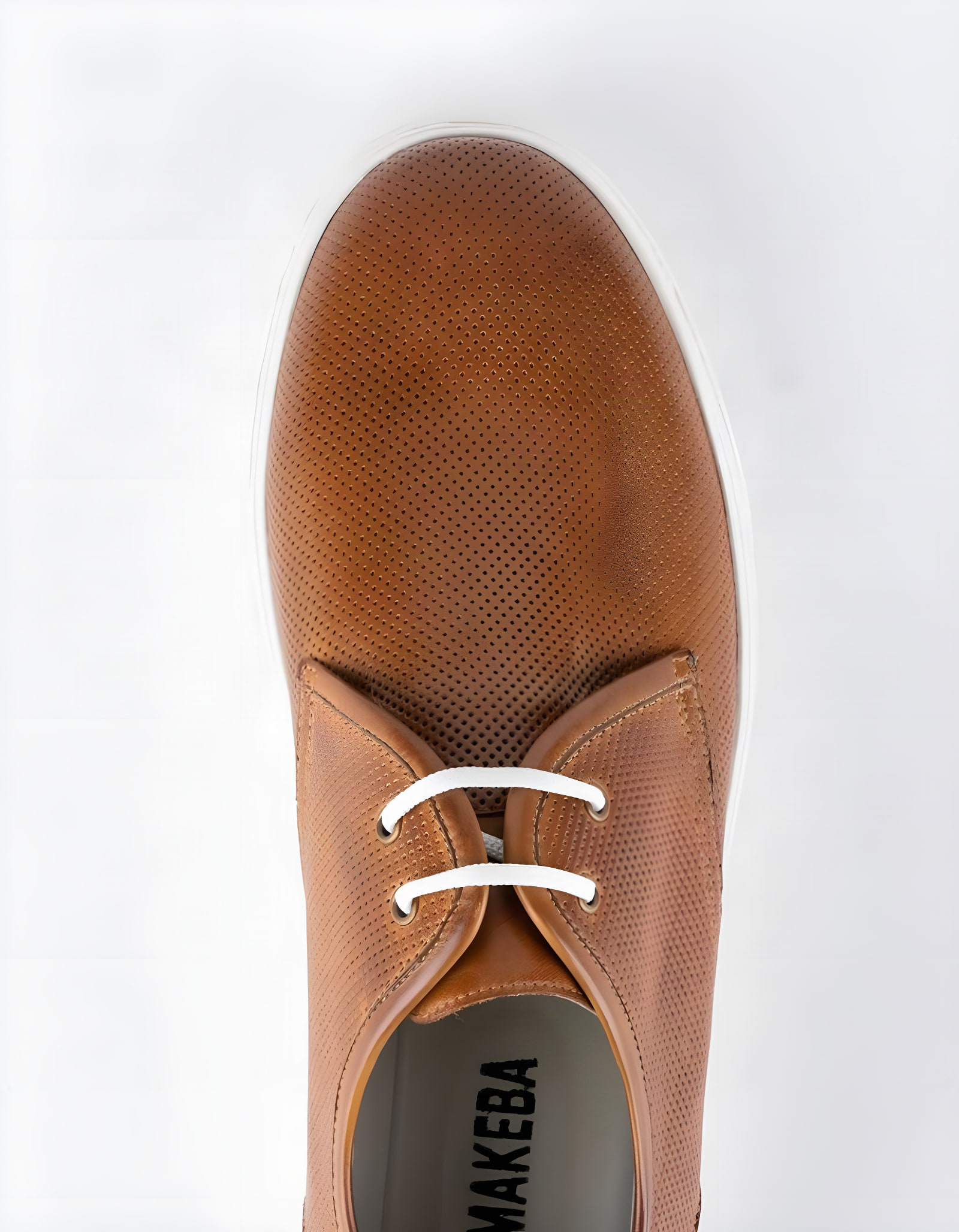 Baskets en cuir Leo – CU32 Camel