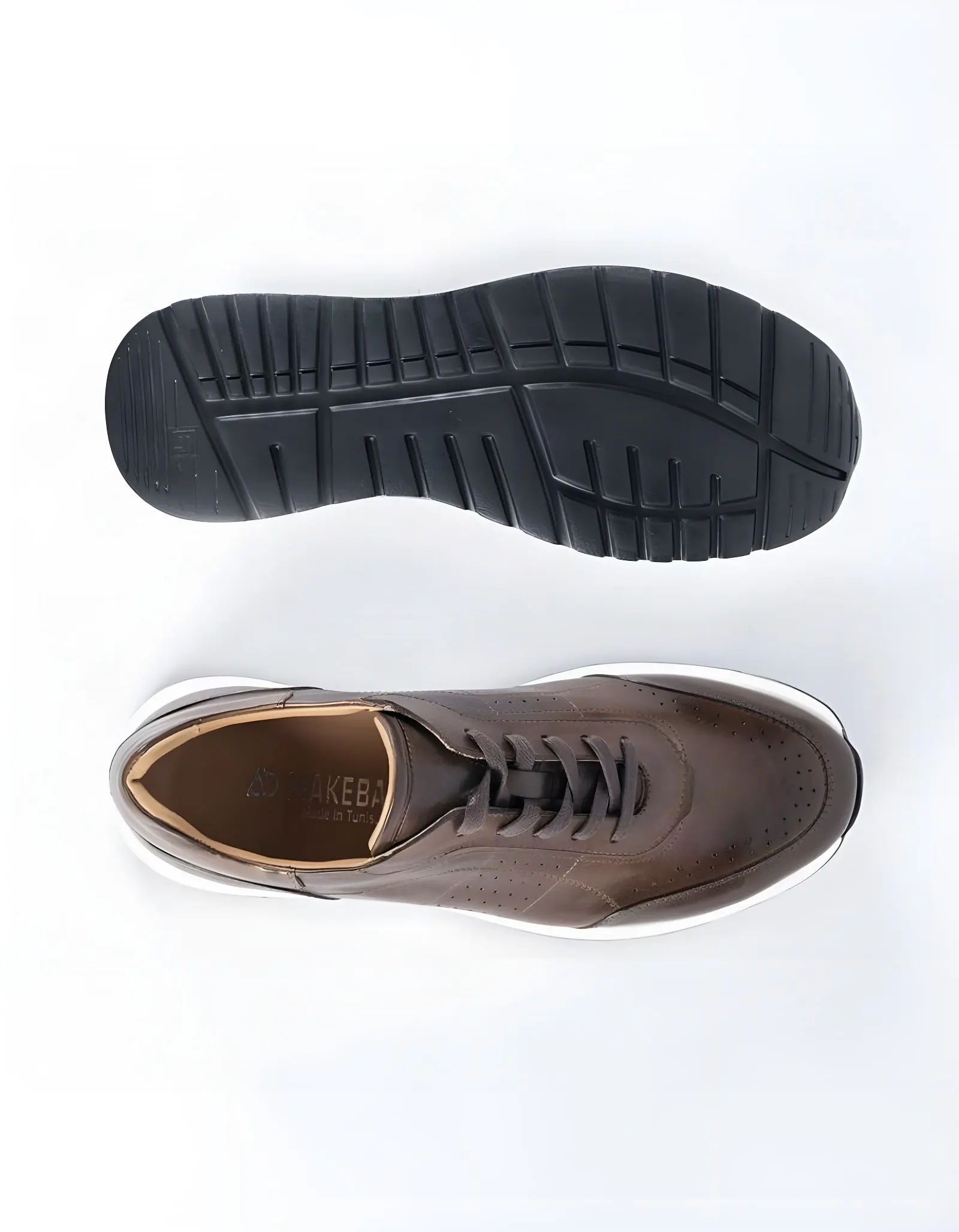 Baskets en cuir Ricardo – 1302 Marron 234