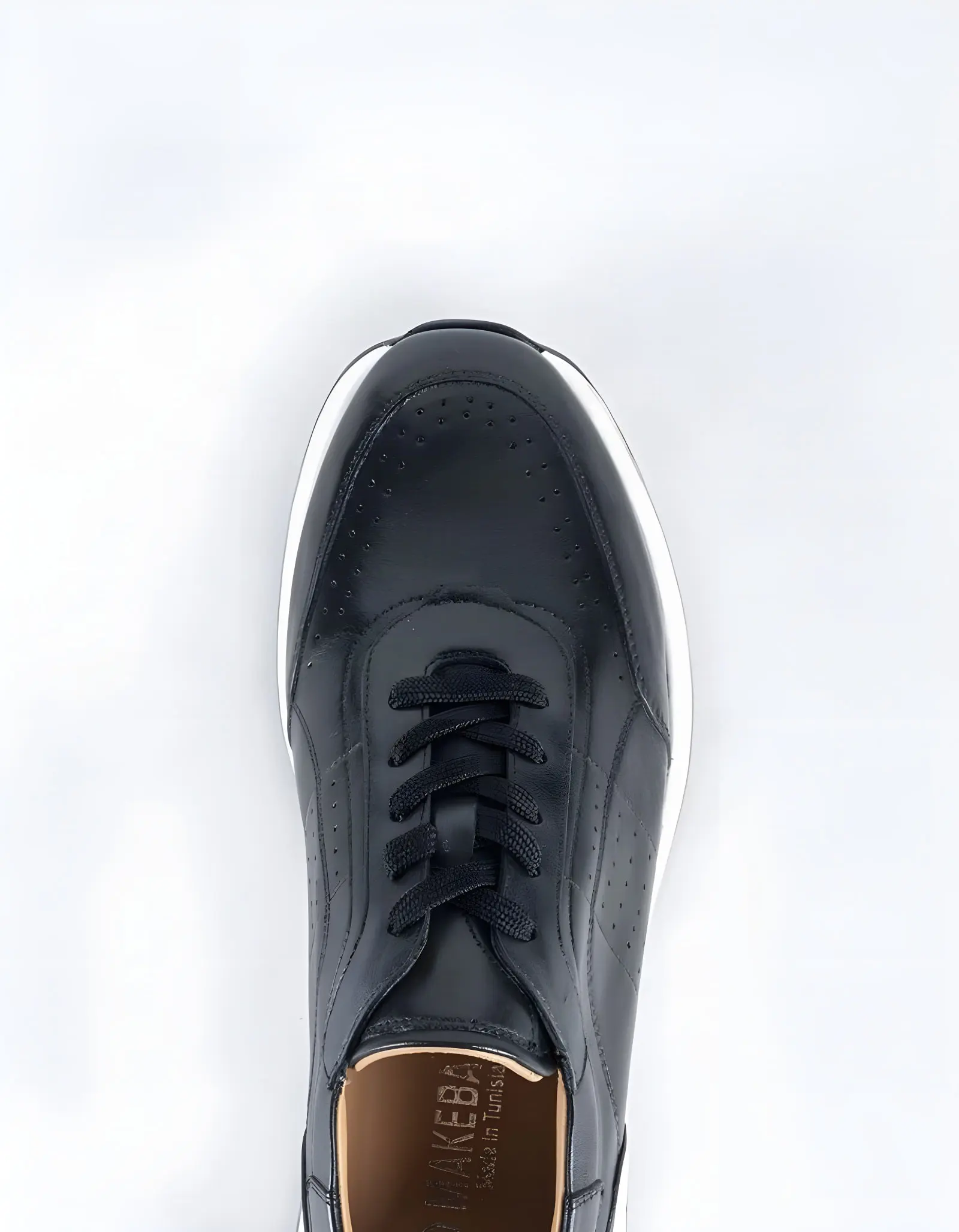 Baskets en cuir Ricardo – 1302 Noir