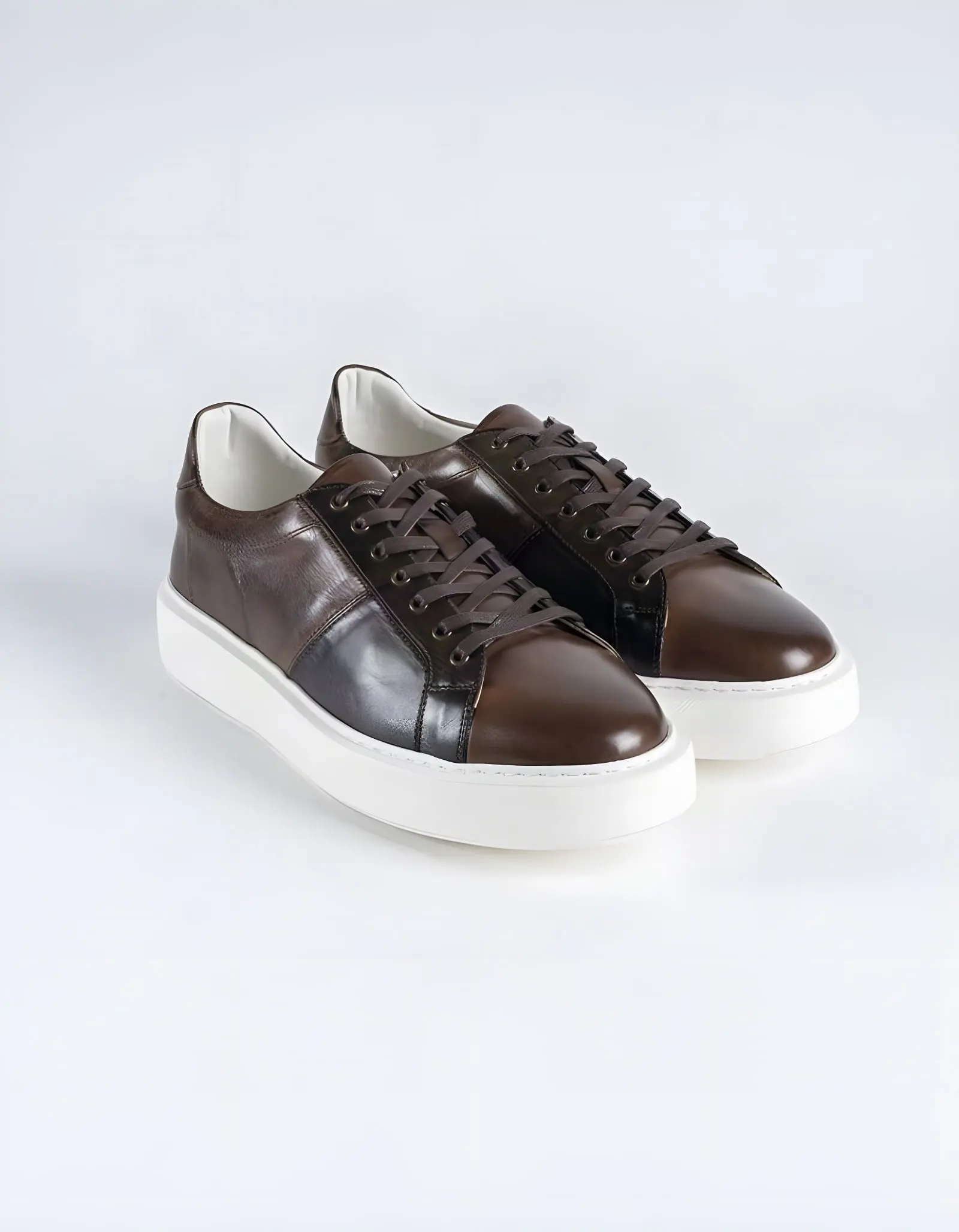 Leather Sneakers Sonny – 8901 Brown