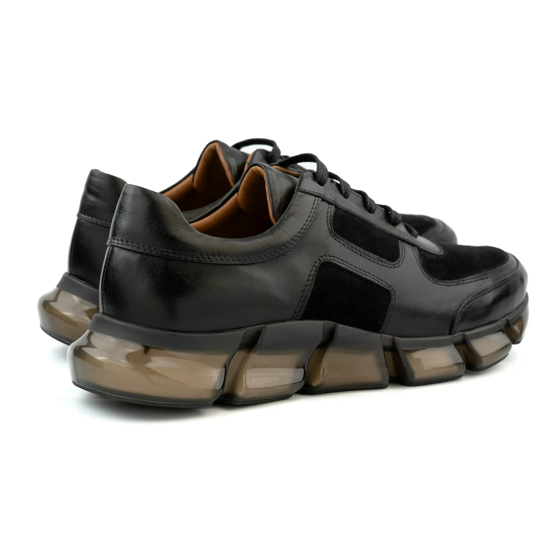 Baskets Homme – BLM07 DAIM Noir
