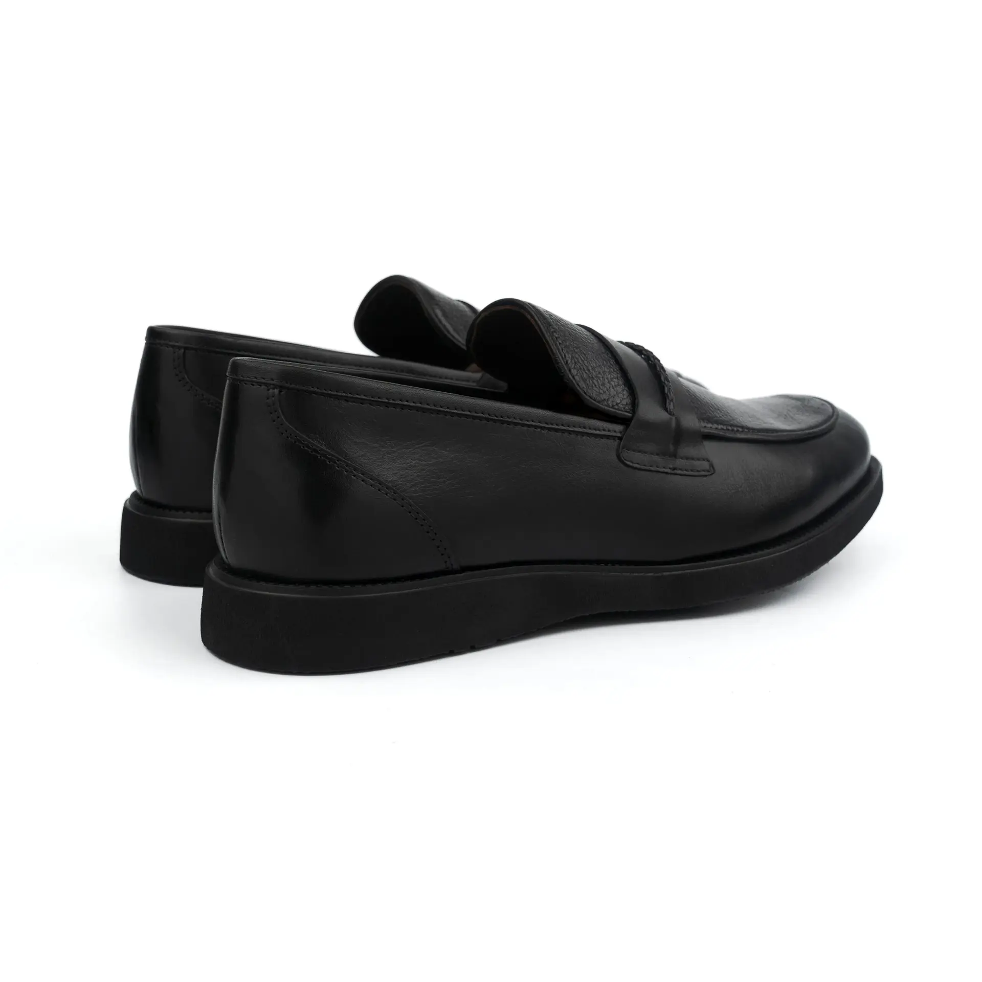 CHAUSSURE EN CUIR HOMME -7414 NOIR FALL