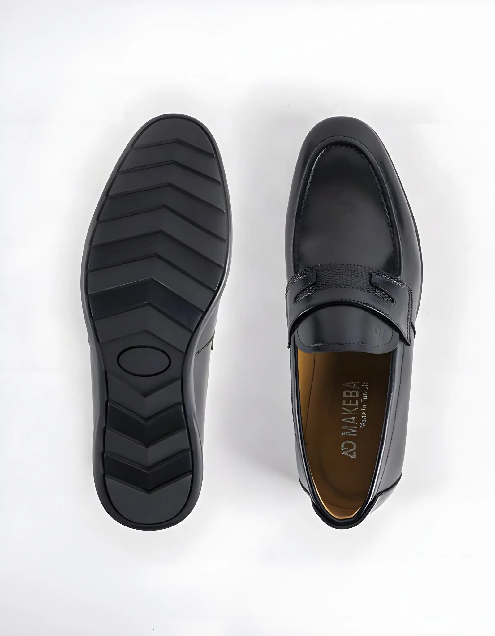 Chaussure en cuir Miro – 7807 Noir
