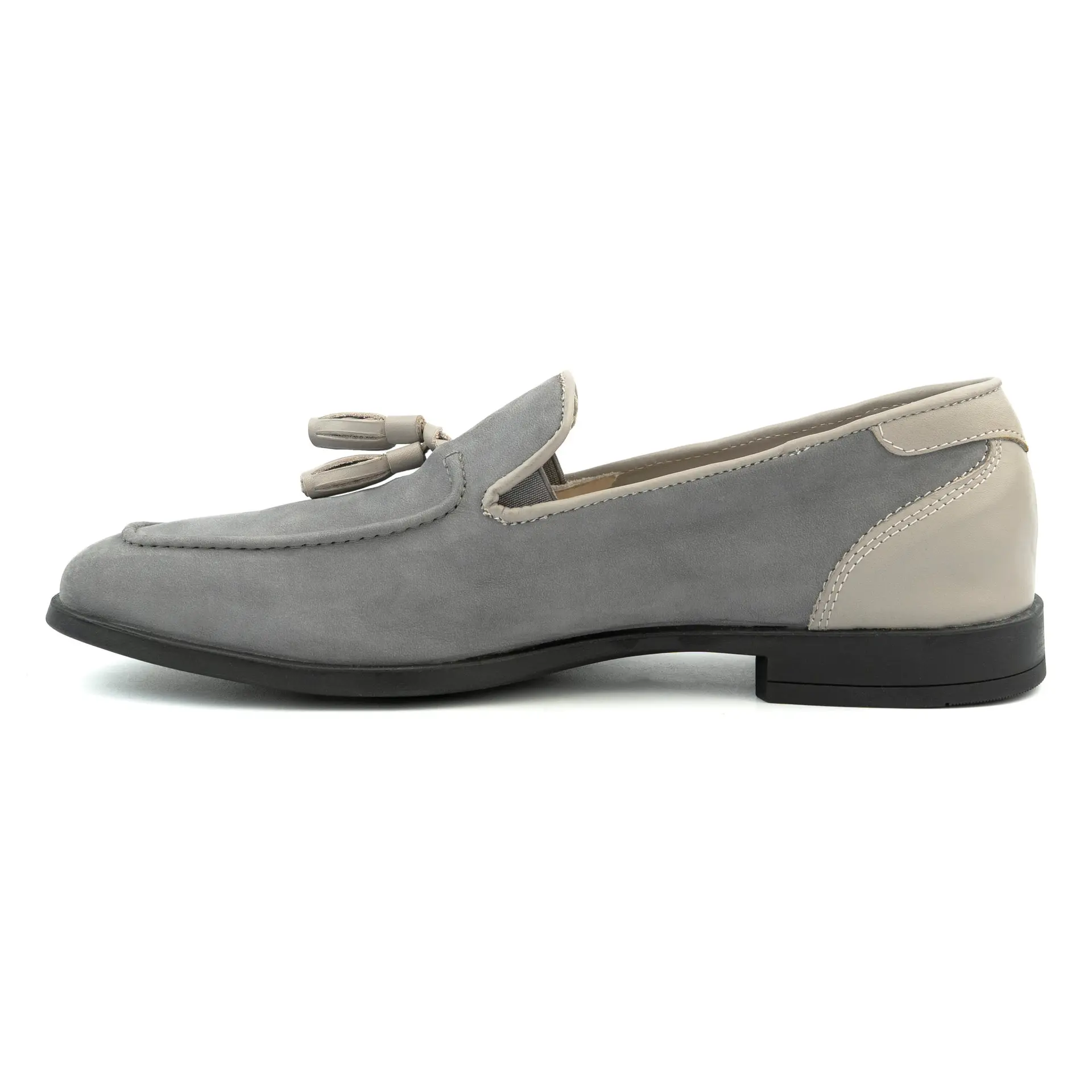 CHAUSSURE HOMME – 8720 NUBUCK GRIS