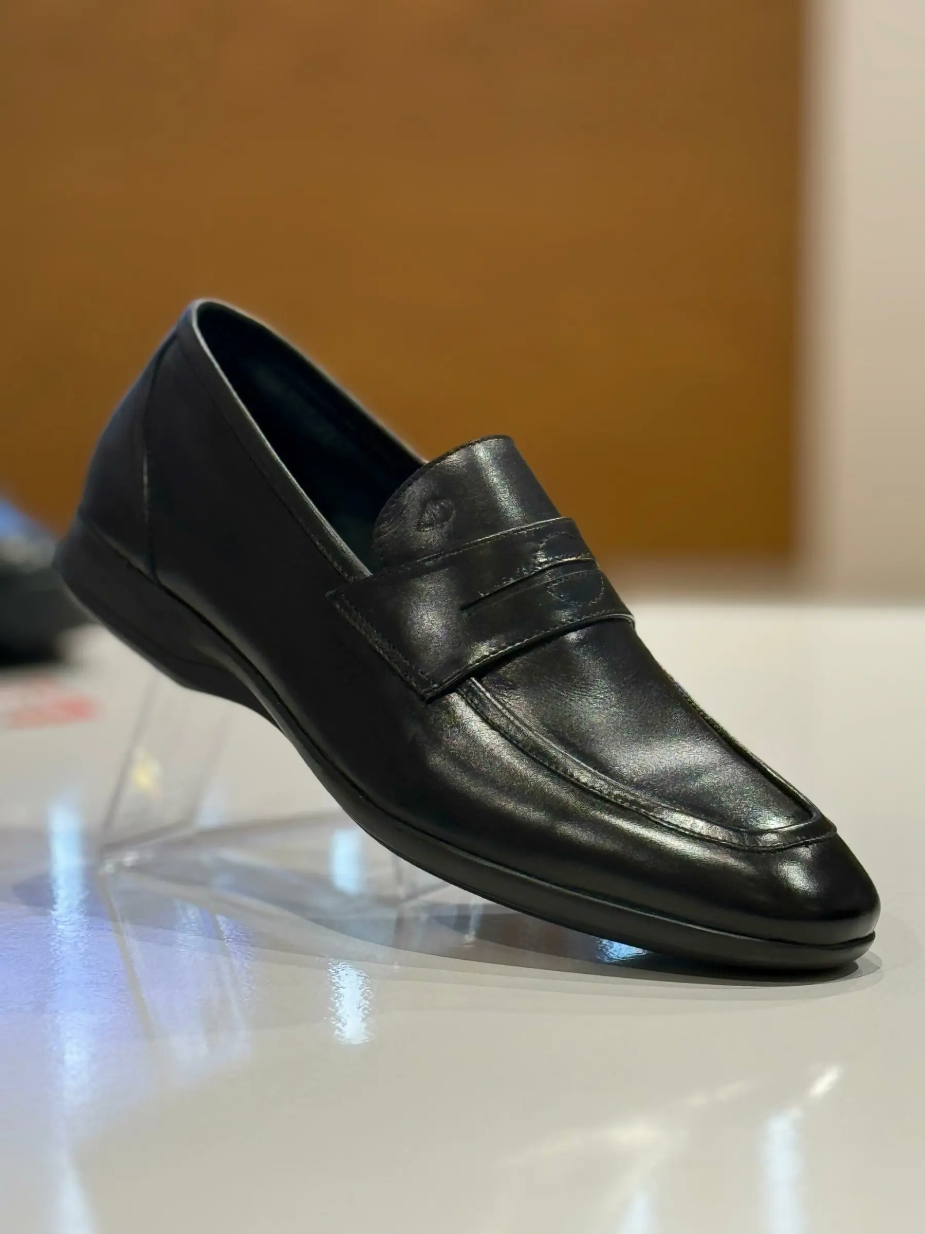 CHAUSSURE HOMME CUIR -3908 NOIR