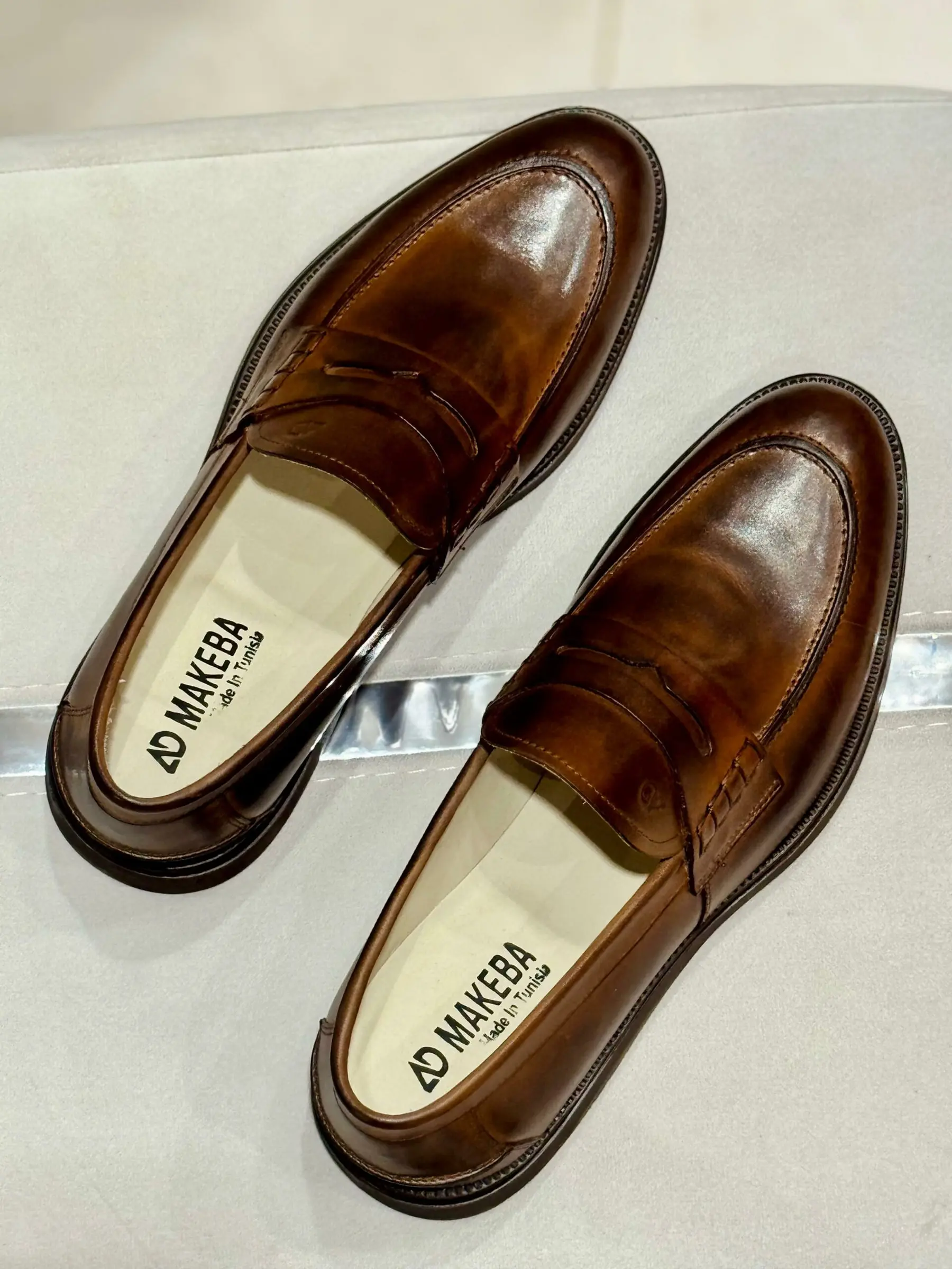 CHAUSSURE HOMME CUIR -7407 MARRON234